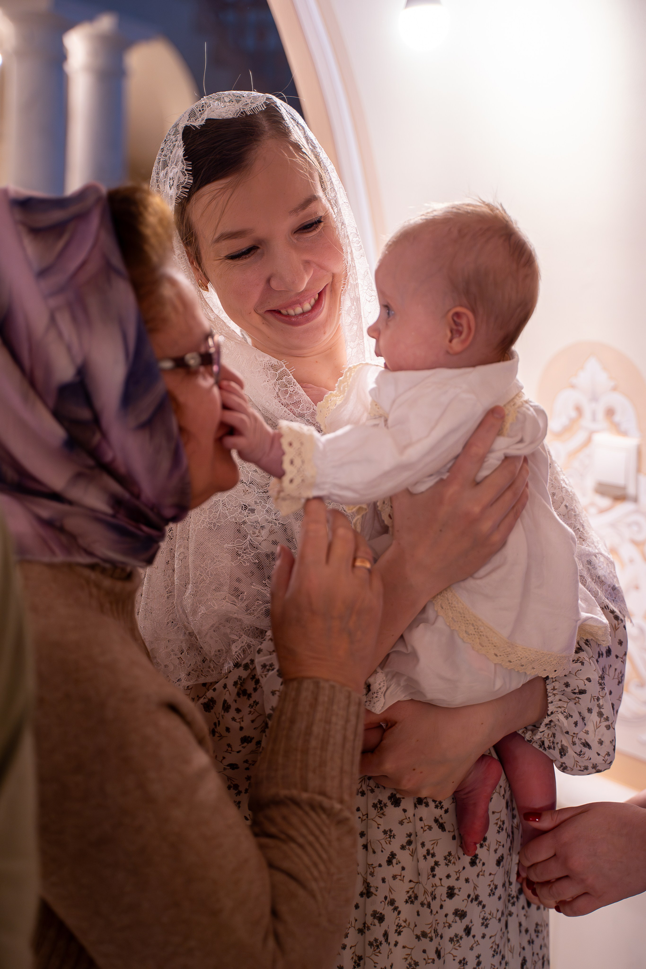 Двойное крещение. Фотограф на роды Москва Ольга Летучева
