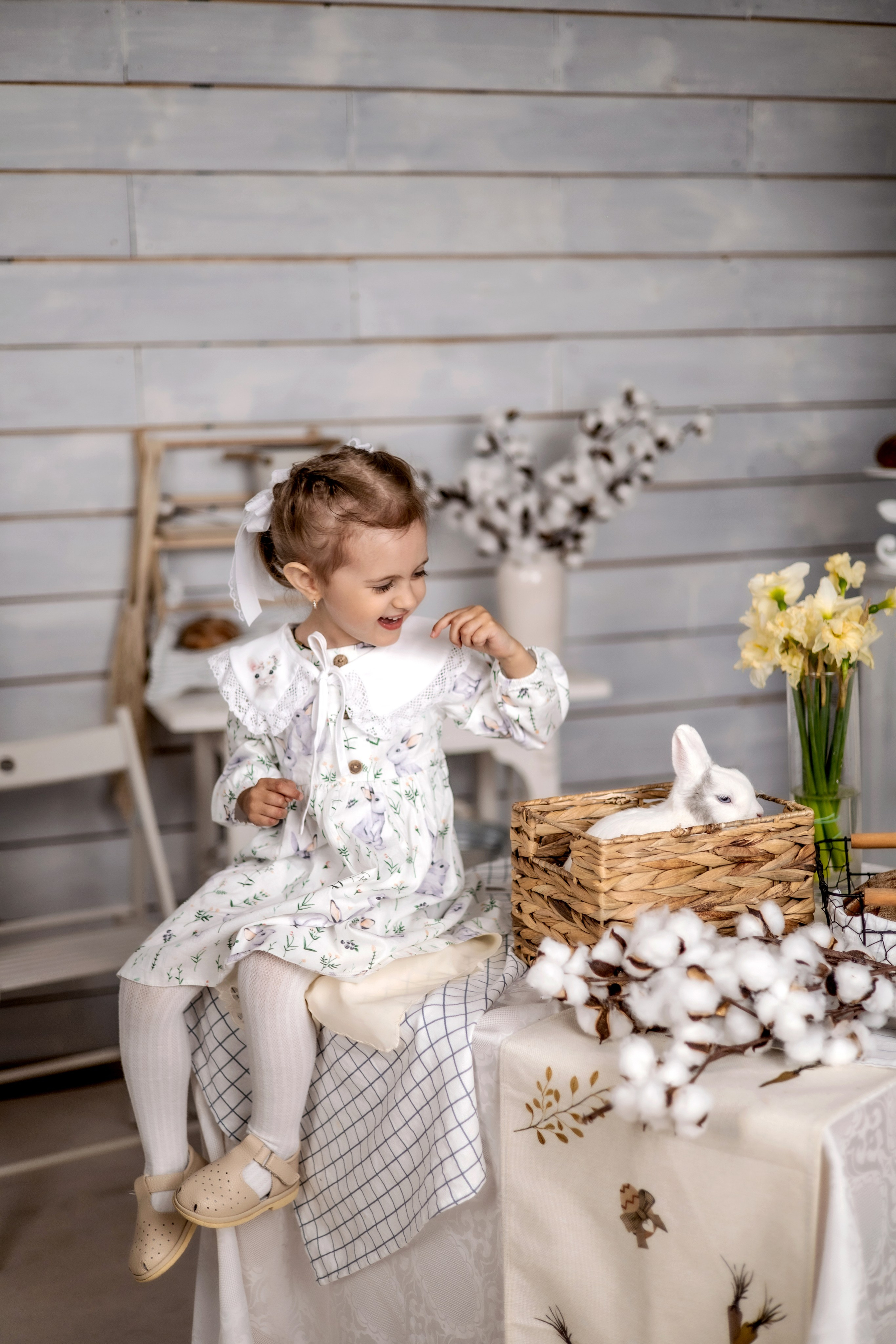 Пасхальный детский фотопроект 2024. Фотограф Надежда Лукьянова