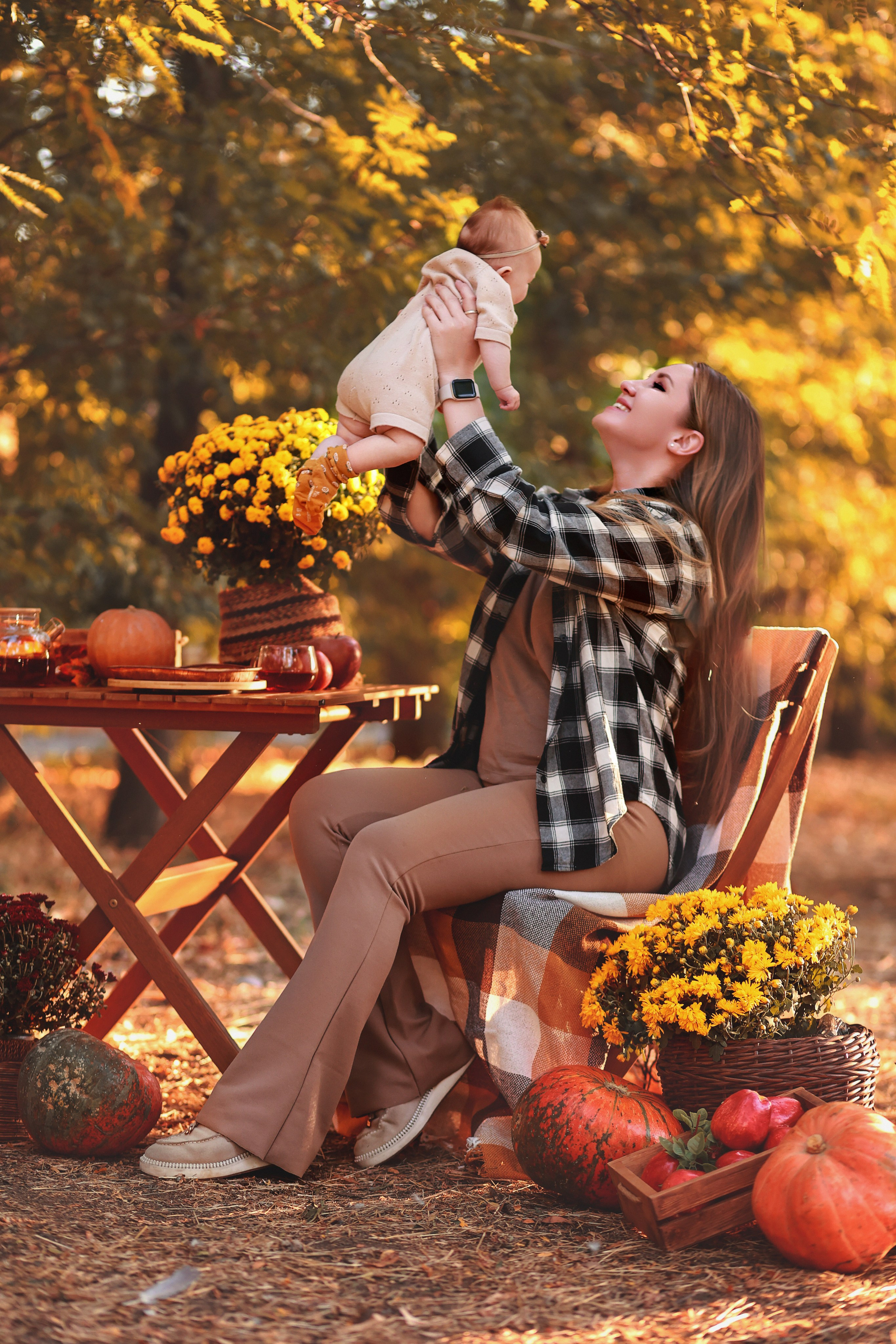 Пикник в парке. Детский семейный фотограф Краснодар