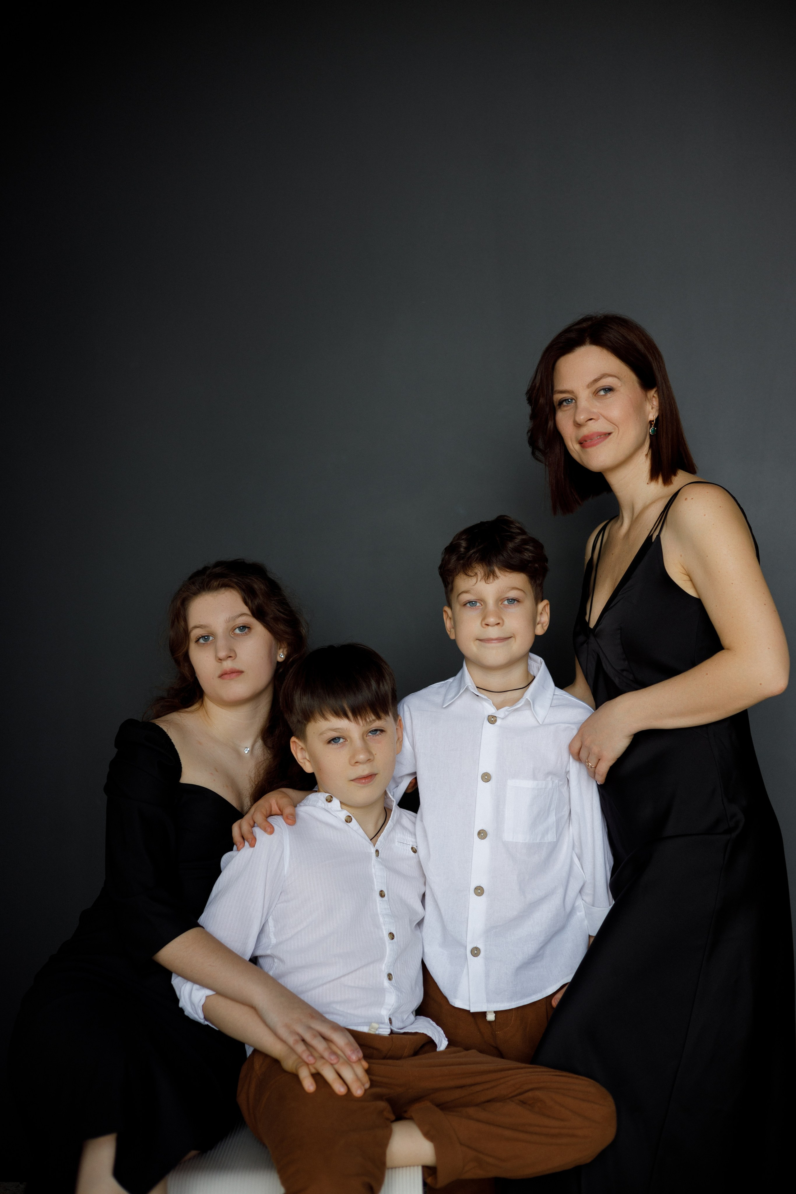 Анна с детьми. Фотограф Краснодар