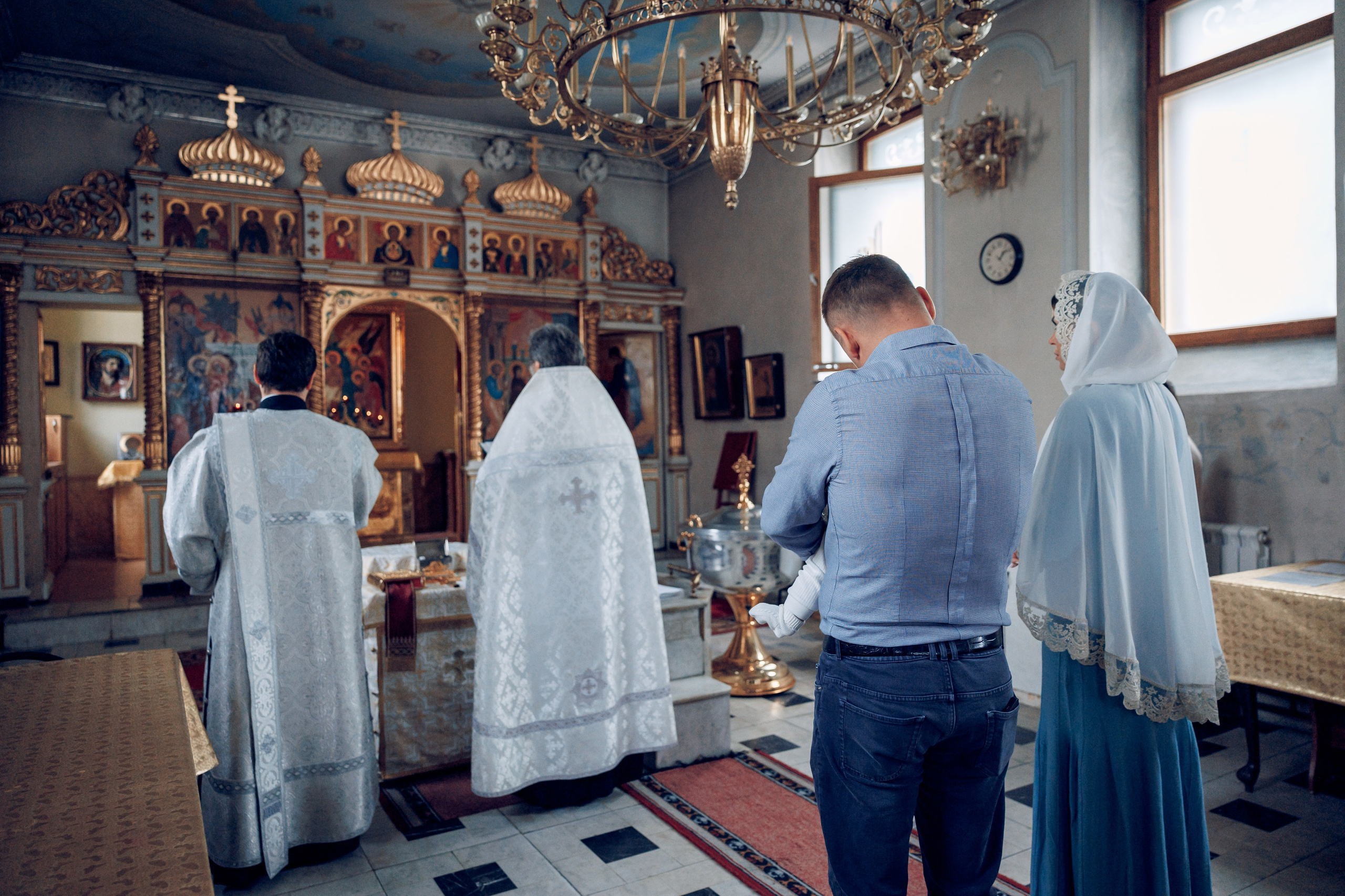 Крещение в Елоховском Богоявленном соборе. Профессиональный фотограф в Москве и Мо Мария Шантарёва
