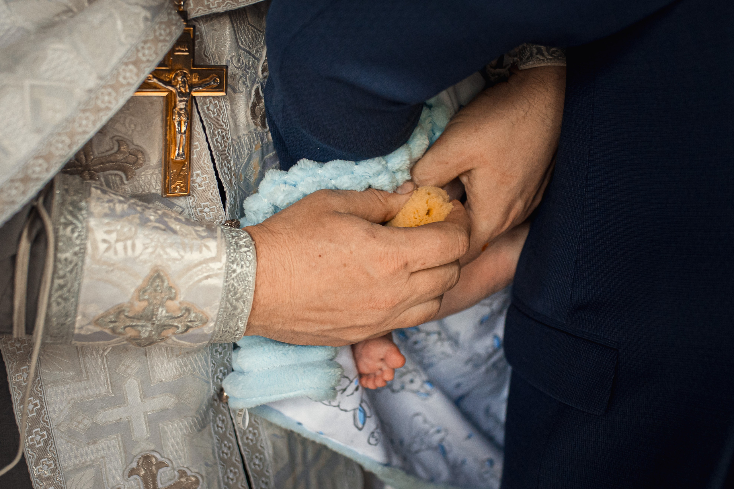 Крещение в Храме святого Иннокентия. Профессиональный фотограф в Москве и Мо Мария Шантарёва
