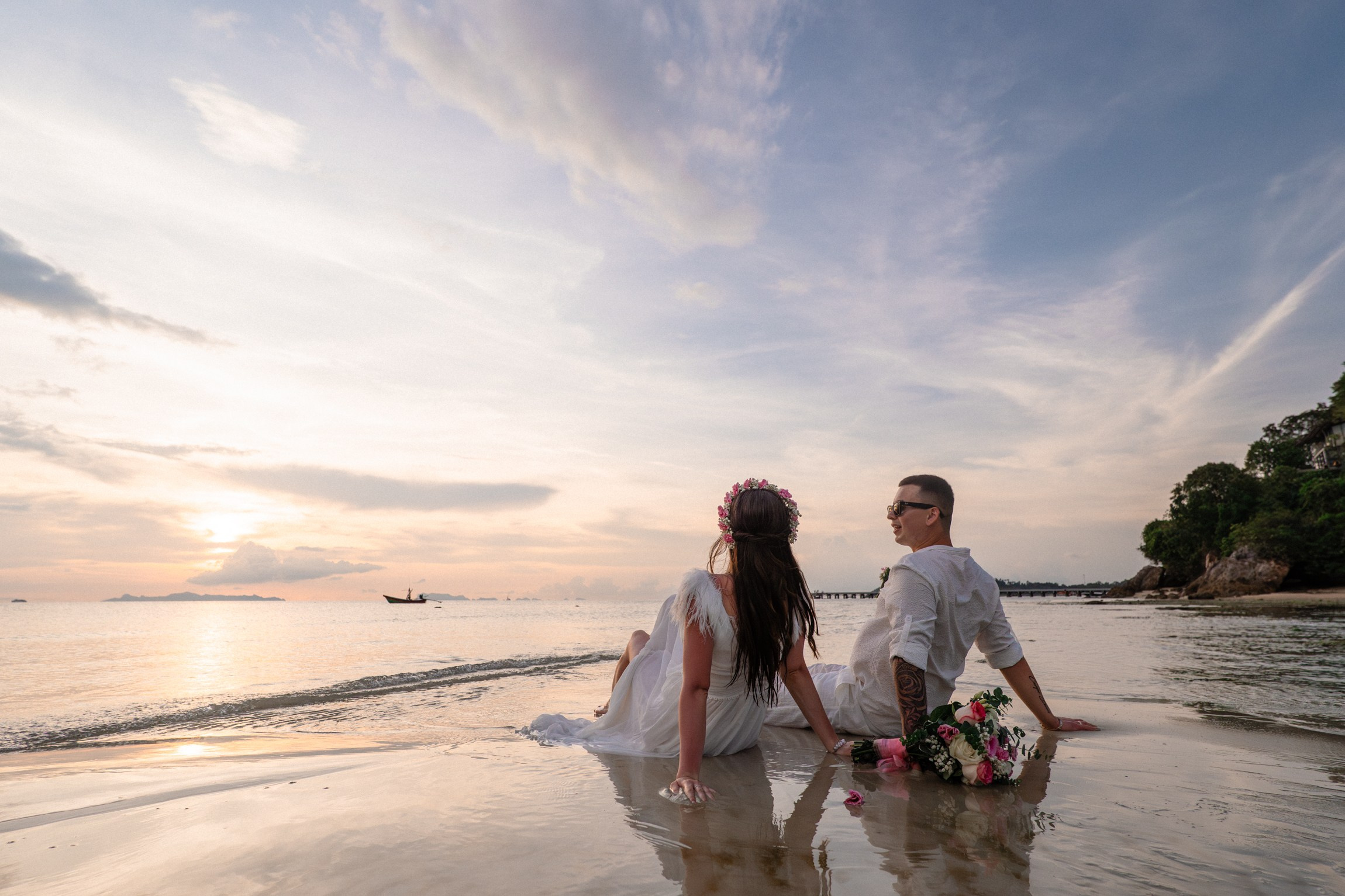 Wedding on the Beach in Koh Samui, Thailand | Tropical Destination Wedding