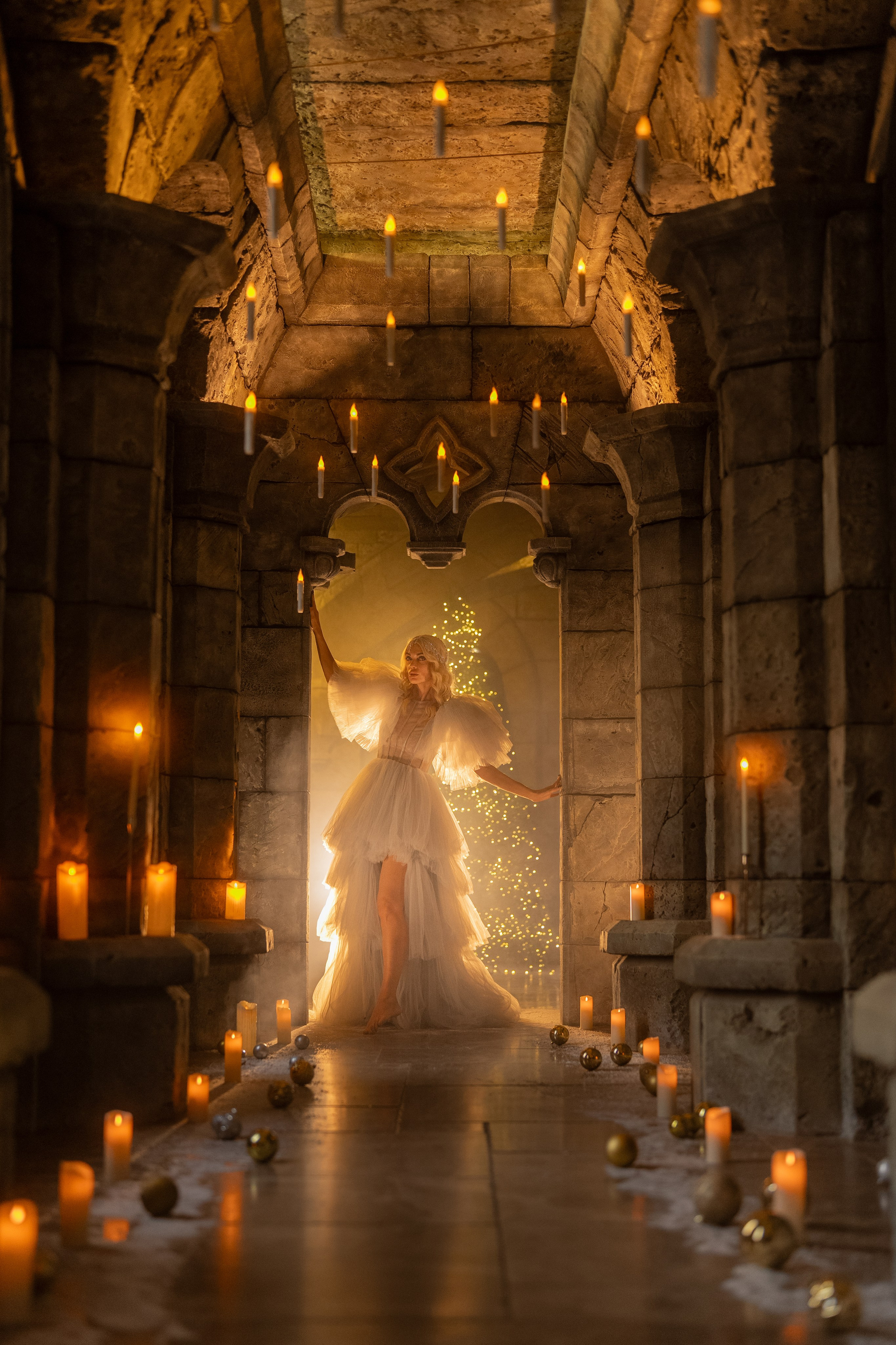 Новогодняя фотосессия в Замке Гарибальди. Фотограф Батурин Денис — Фотосессия в Замке Гарибальди