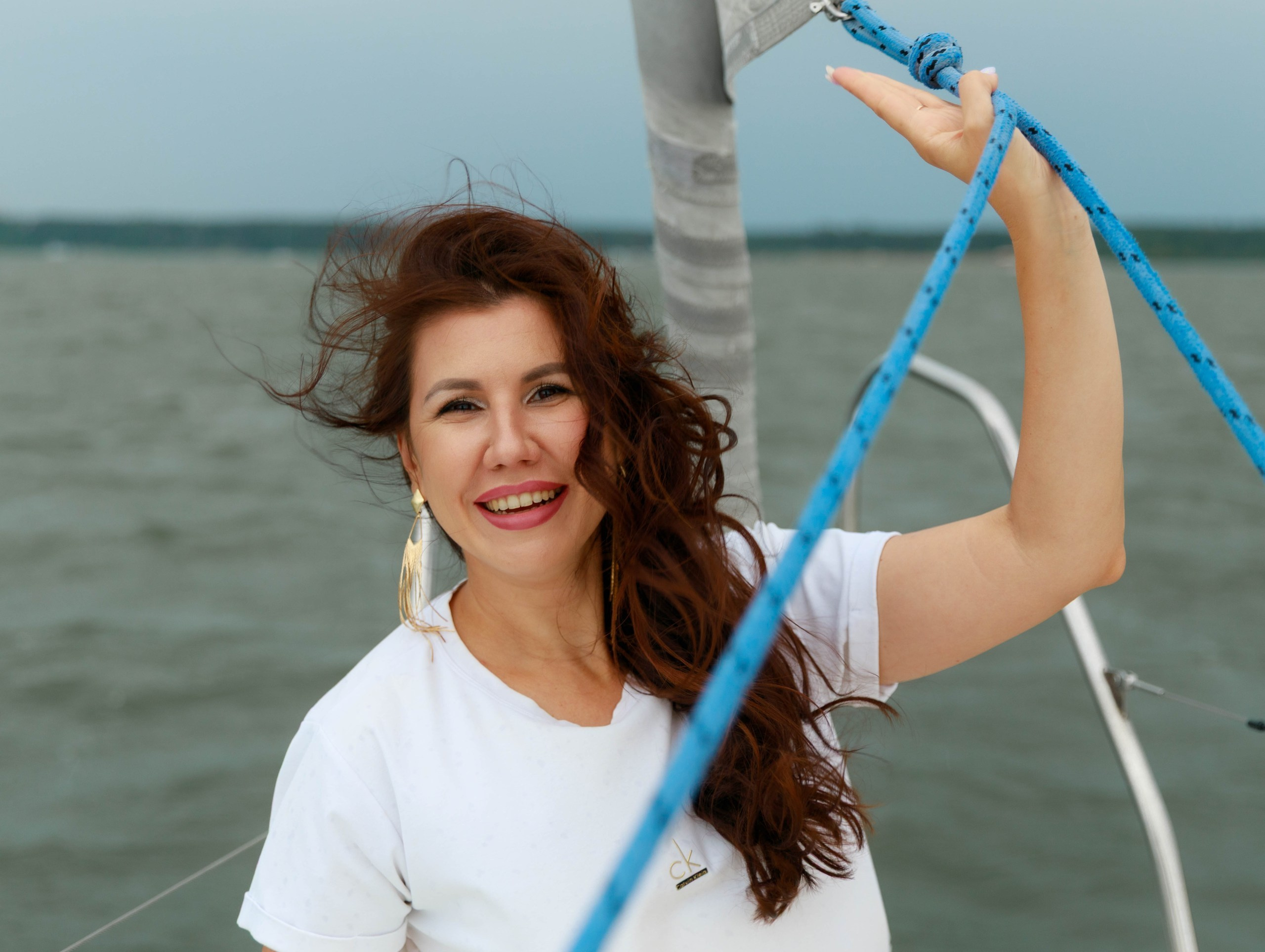 Парусные яхты. Заплыв женских комьюнити. Репортажный фотограф в Новосибирске Алена Помазунова