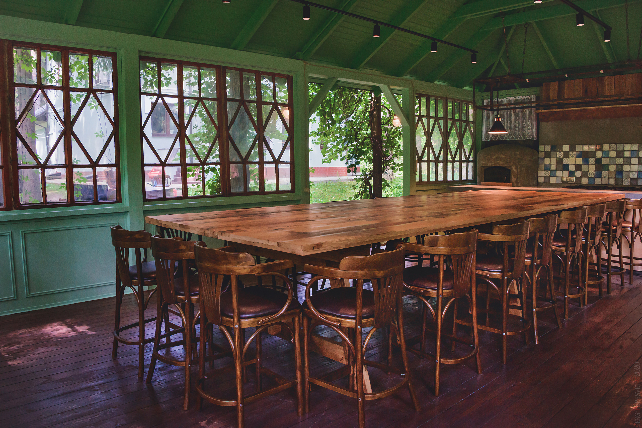 Интерьерная съемка, Гастрономический проект «Гимпель» в писательском городке в Переделкино, Москва