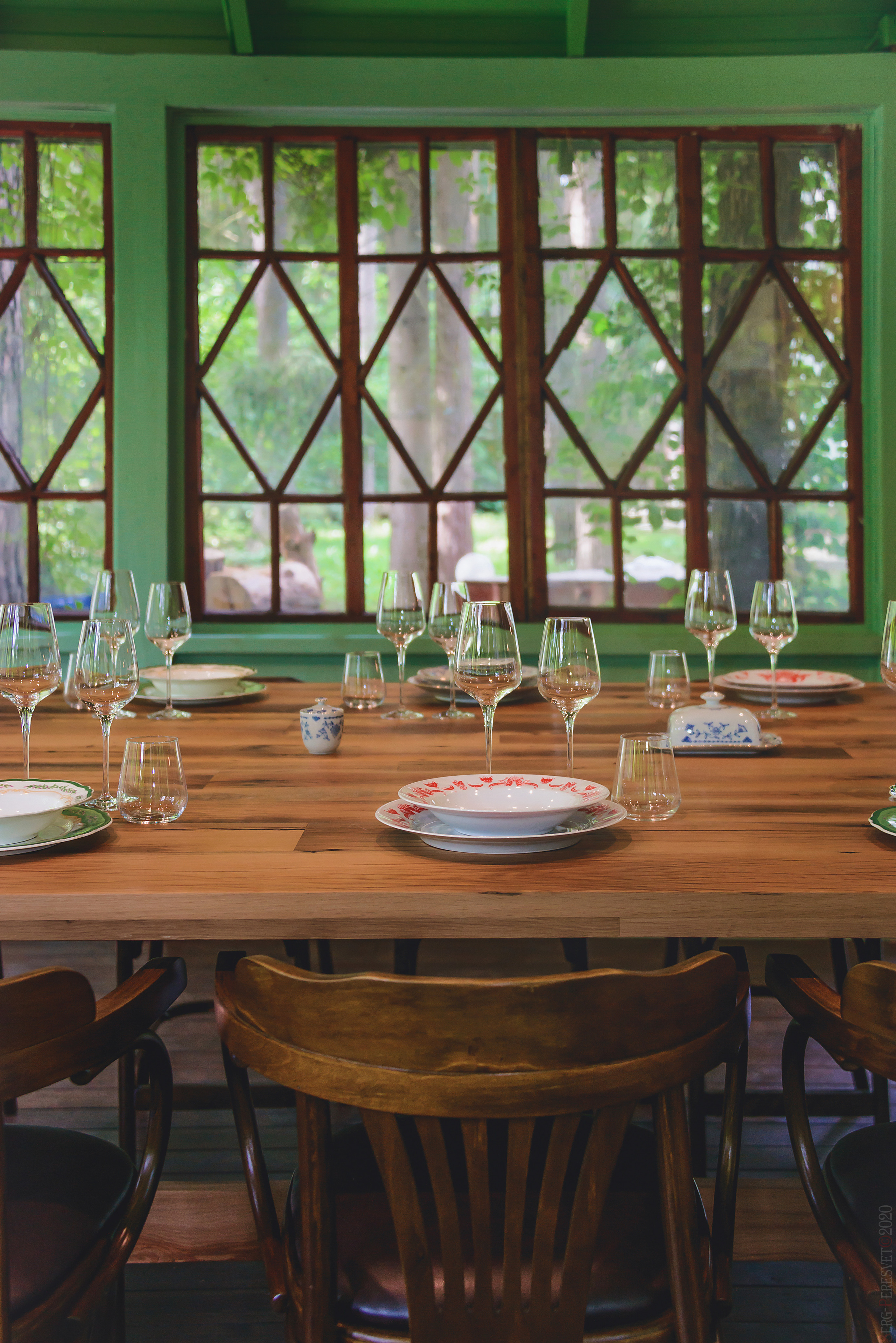 Интерьерная съемка, Гастрономический проект «Гимпель» в писательском городке в Переделкино, Москва