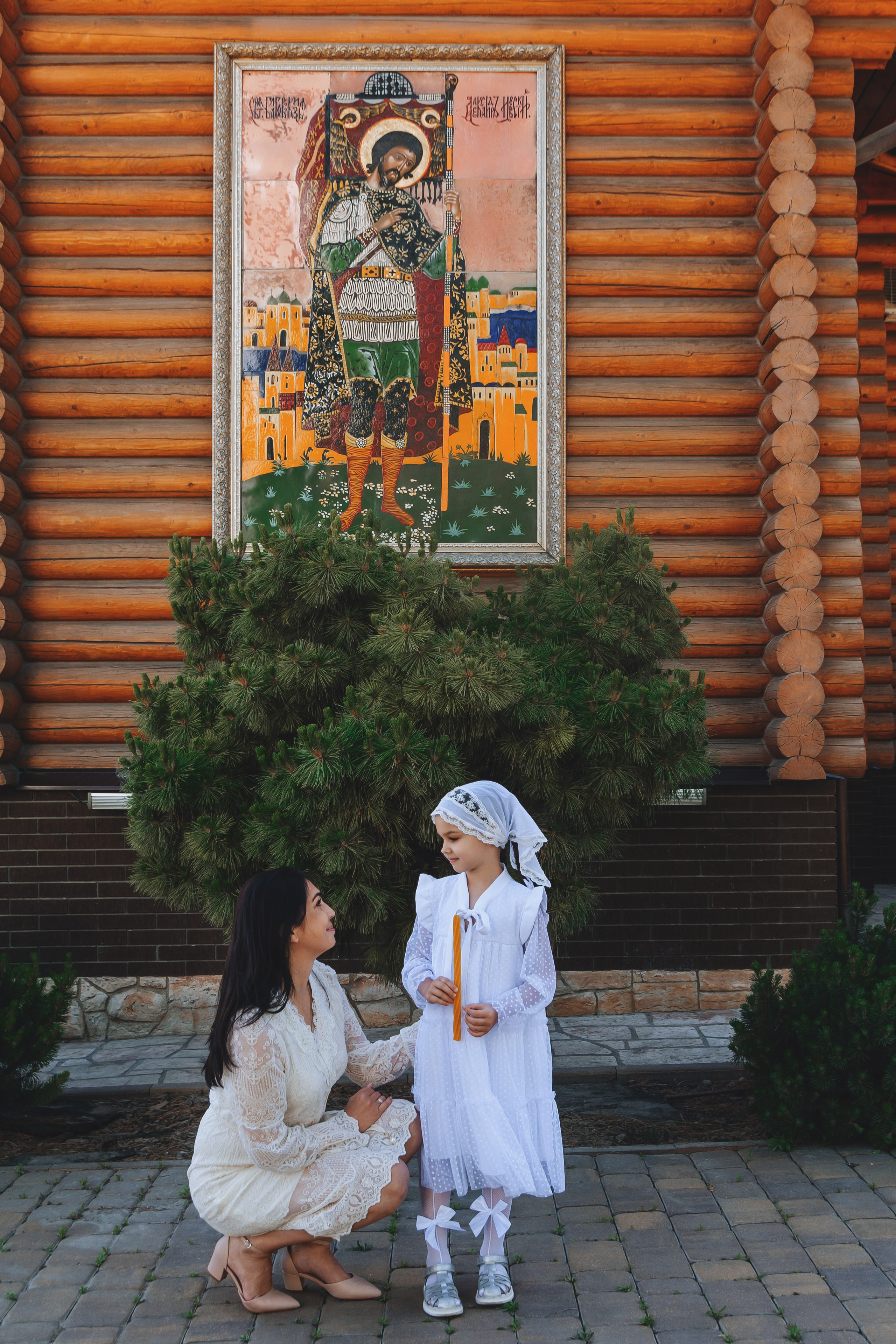 Фотосессия крещения Елизаветы. Семейный и детский фотограф Кущ Наташа