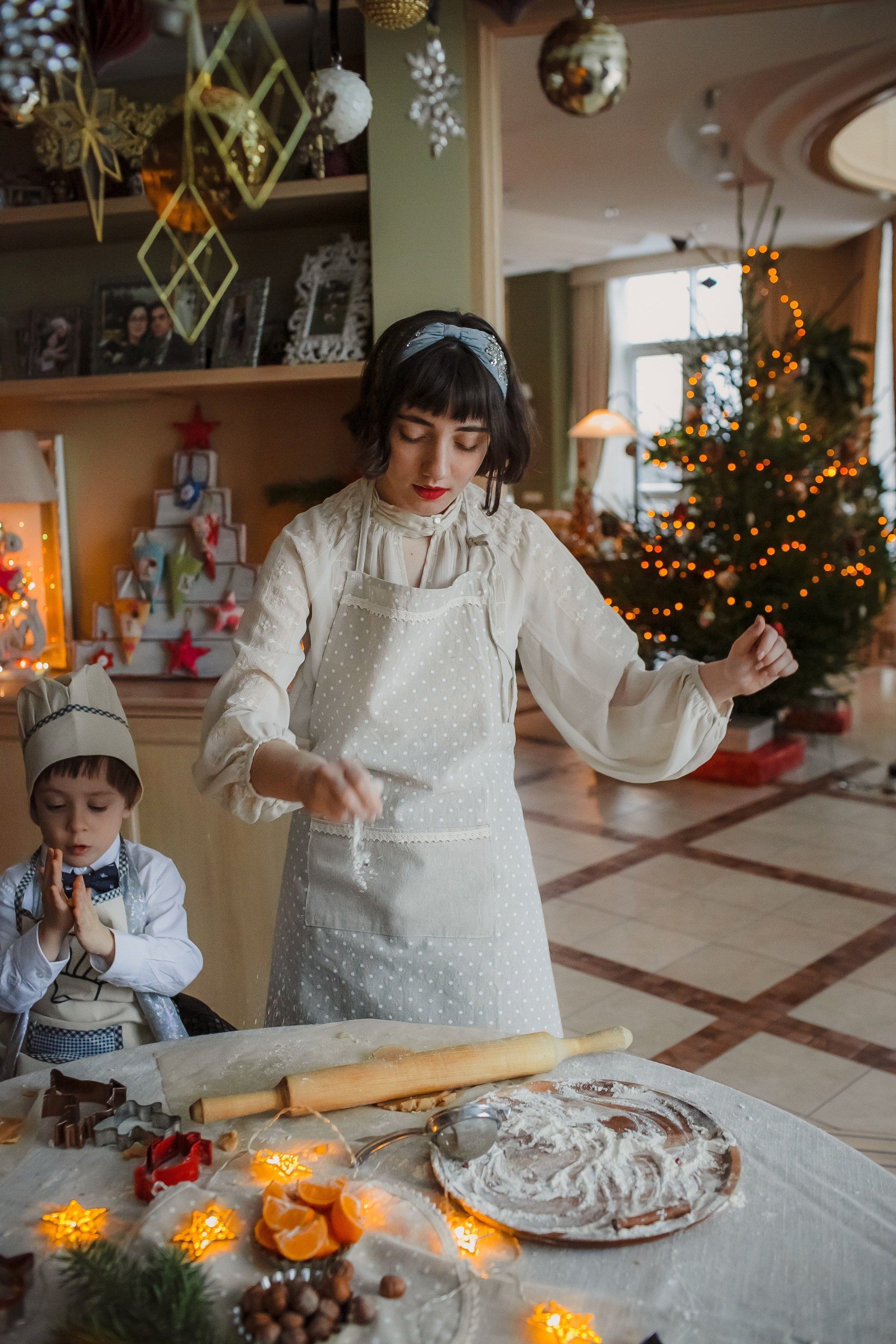 Рождественская домашняя фотосессия. Семейный, портретный и свадебный фотограф в Санкт-Петербурге и Москве