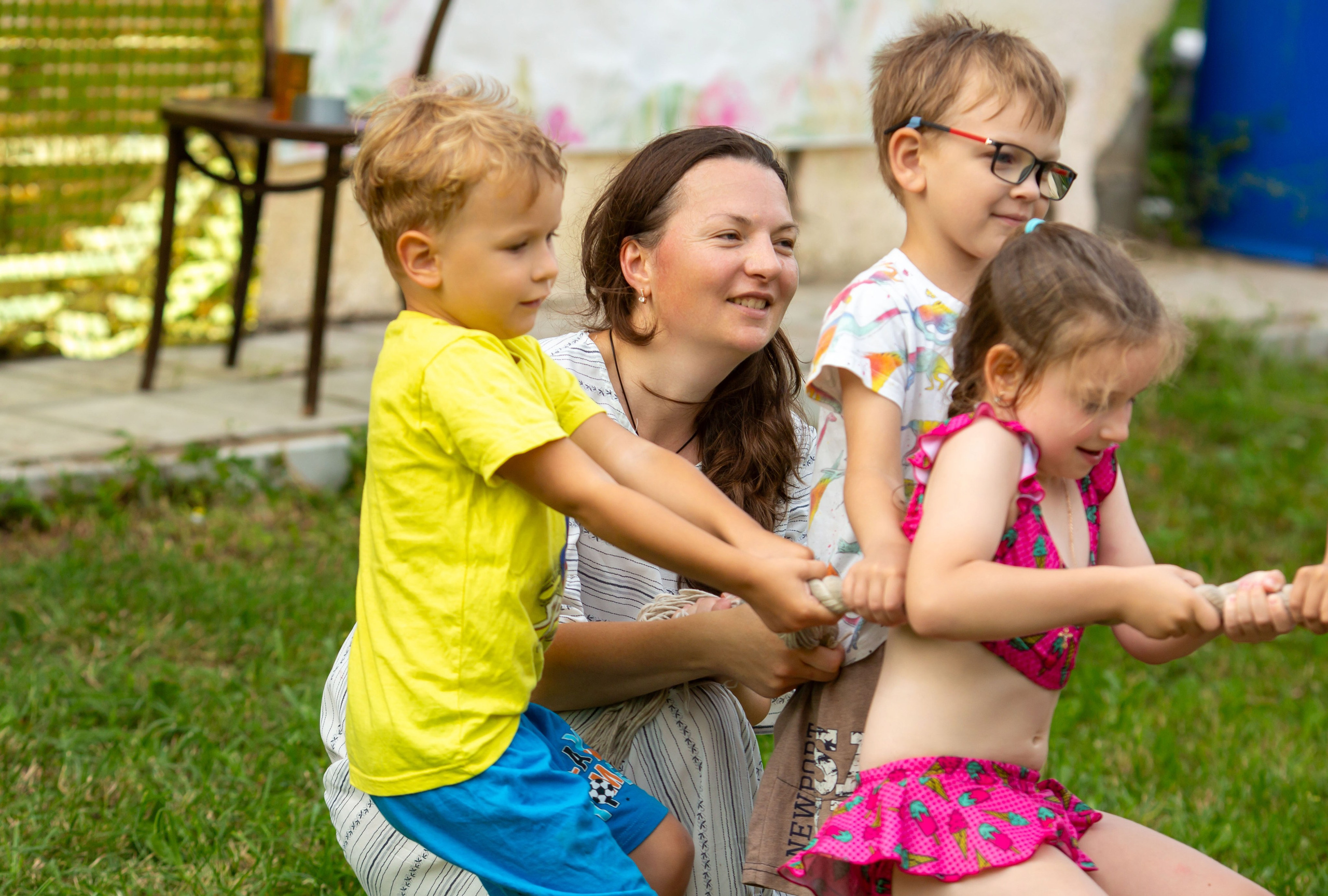 День рождения Насти. Пенная вечеринка. Семейный и детский фотограф Анна Петракова