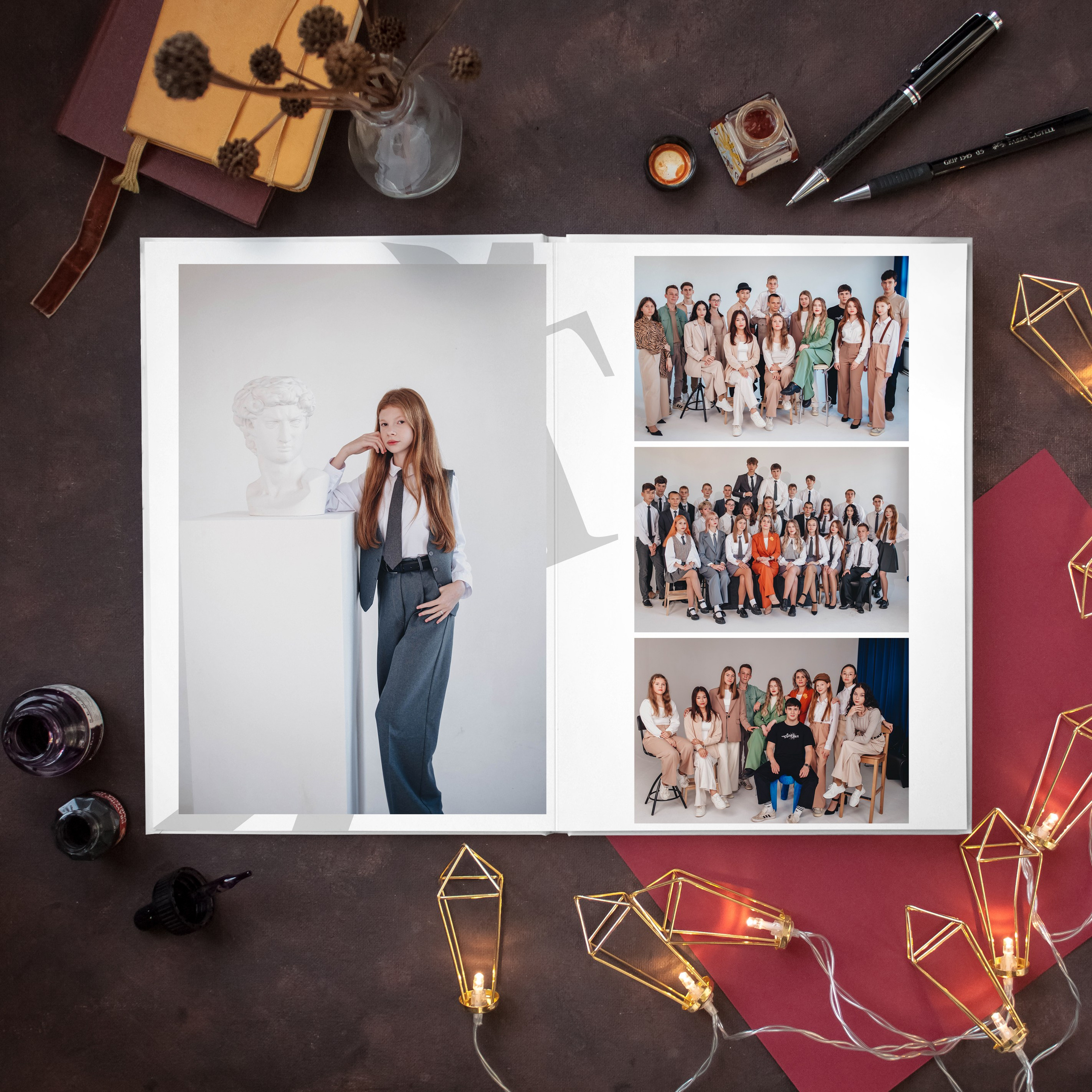 Белый. Дизайнер fotokniga_ast