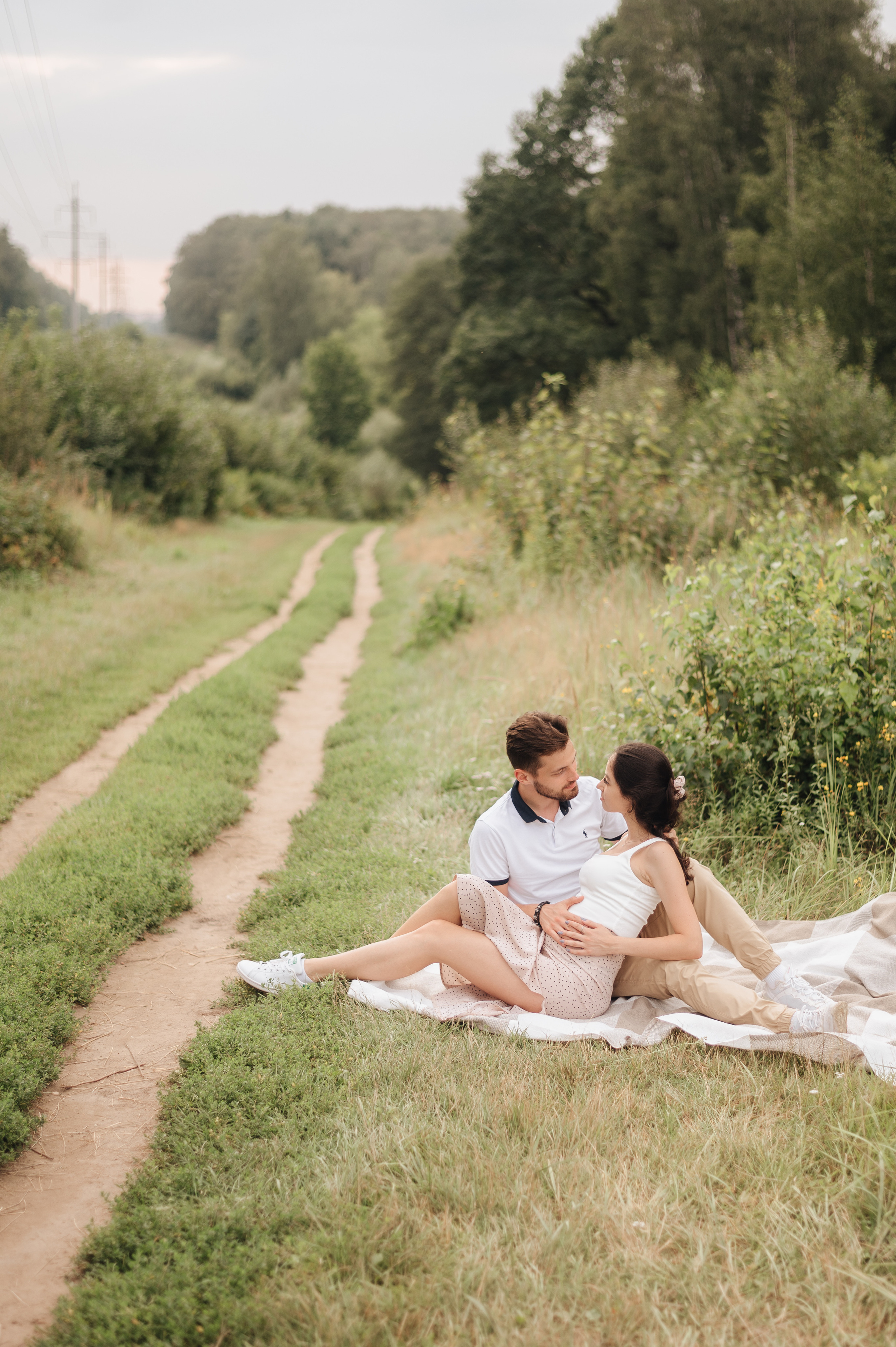 Фотосессия беременности Олега и Тани. Фотограф в Москве и Московской области Таня Яблочкина