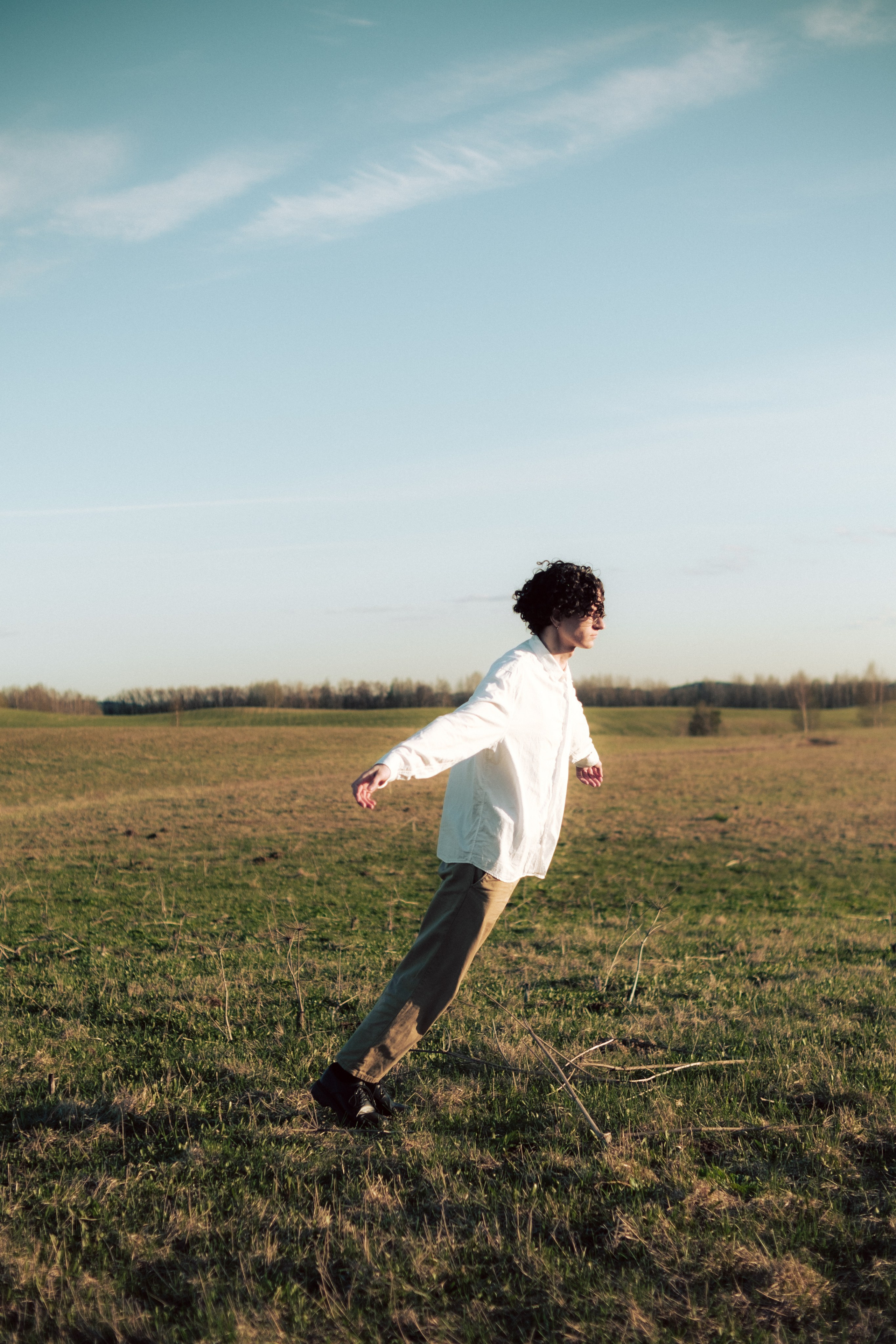 Андрей. Съёмка в поле. Lickord