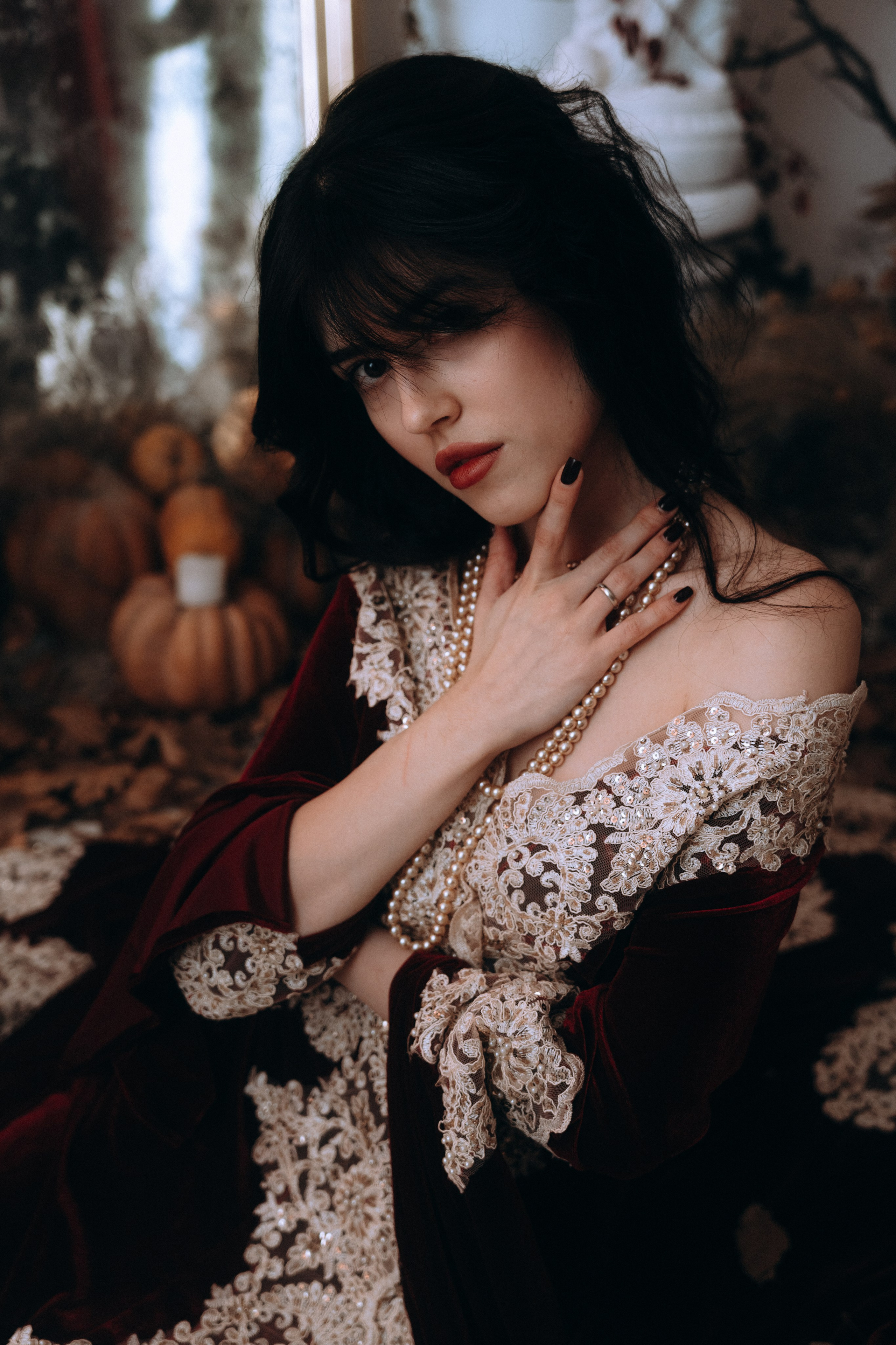 Готическая фотосессия в фотостудии. Портретный свадебный фотограф Крым | Евгения Щитенко