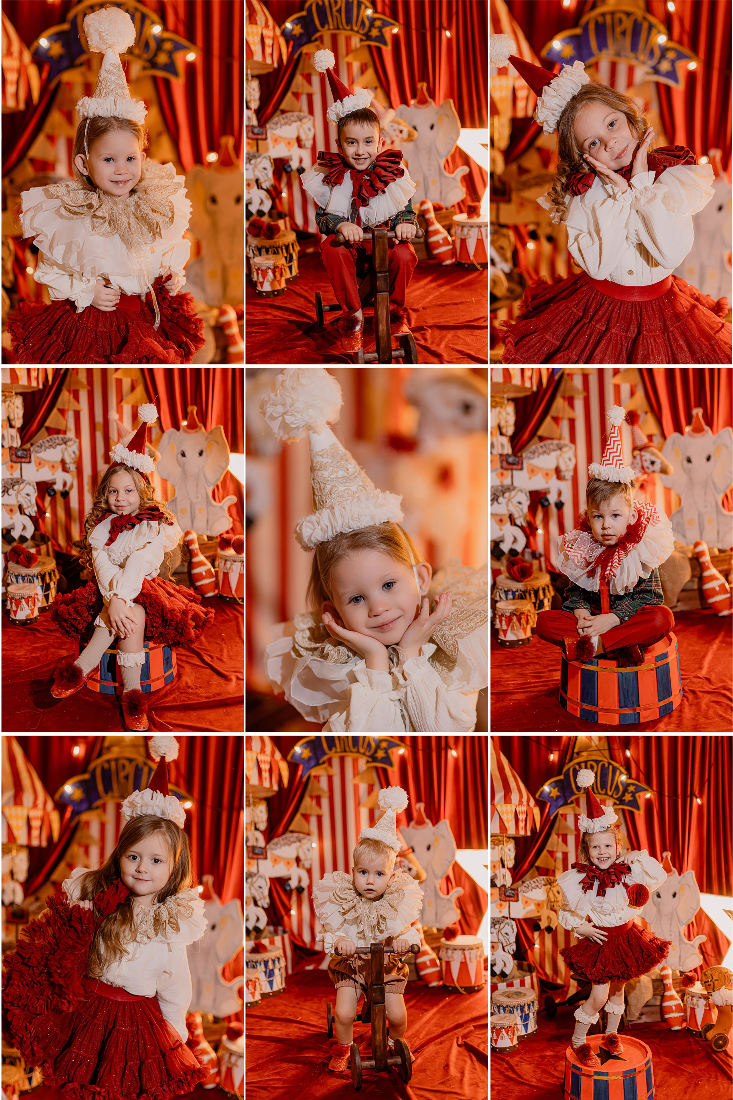 Винтажный Цирк. Студия детской фотографии «Воображение»