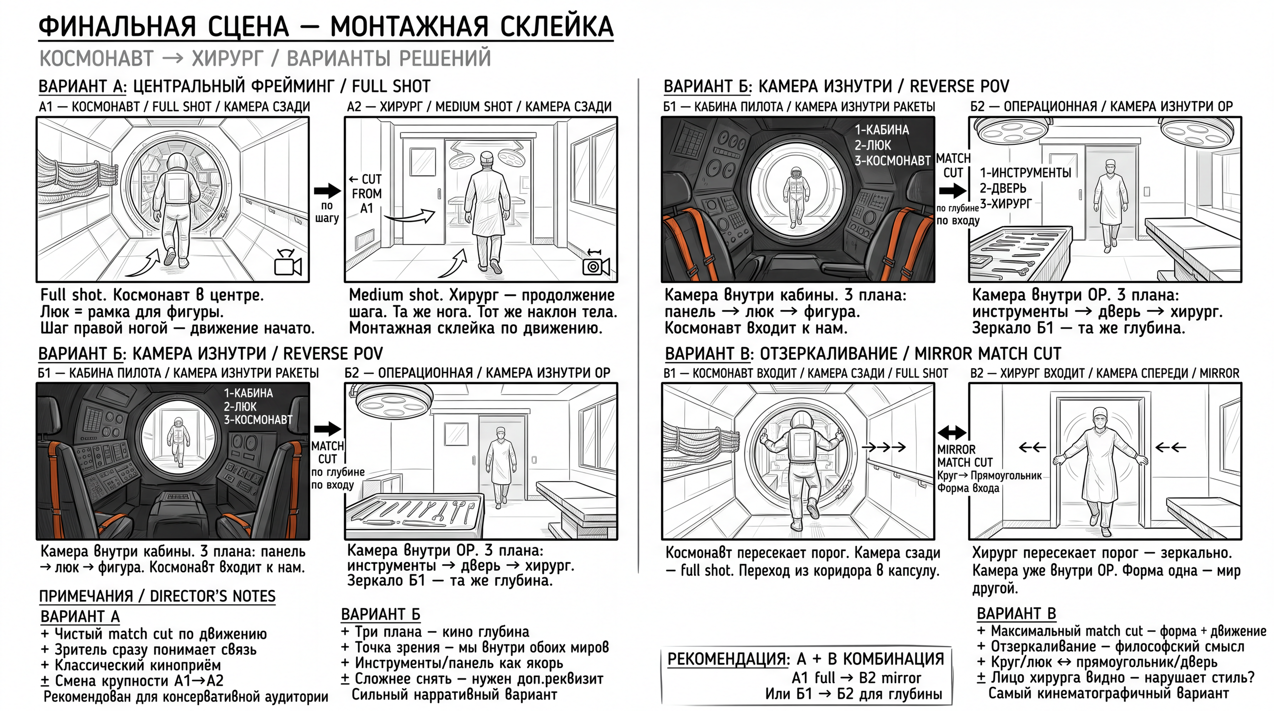 Раскадровка AI-видеоролика для медицинского мероприятия — сценарий и покадровое планирование