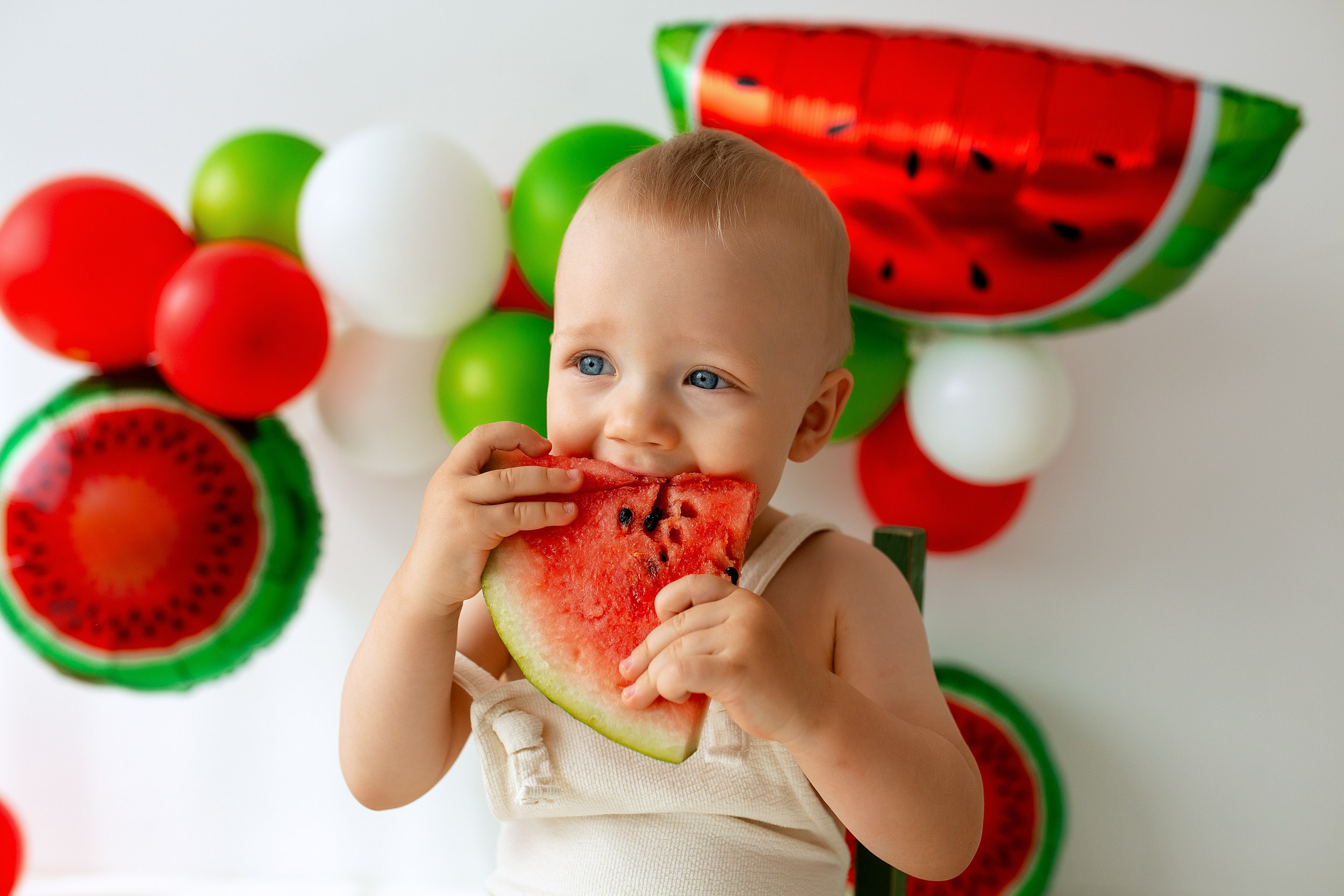 КОСТЯ и арбузы. Фотограф новорожденных Оксана Полевская
