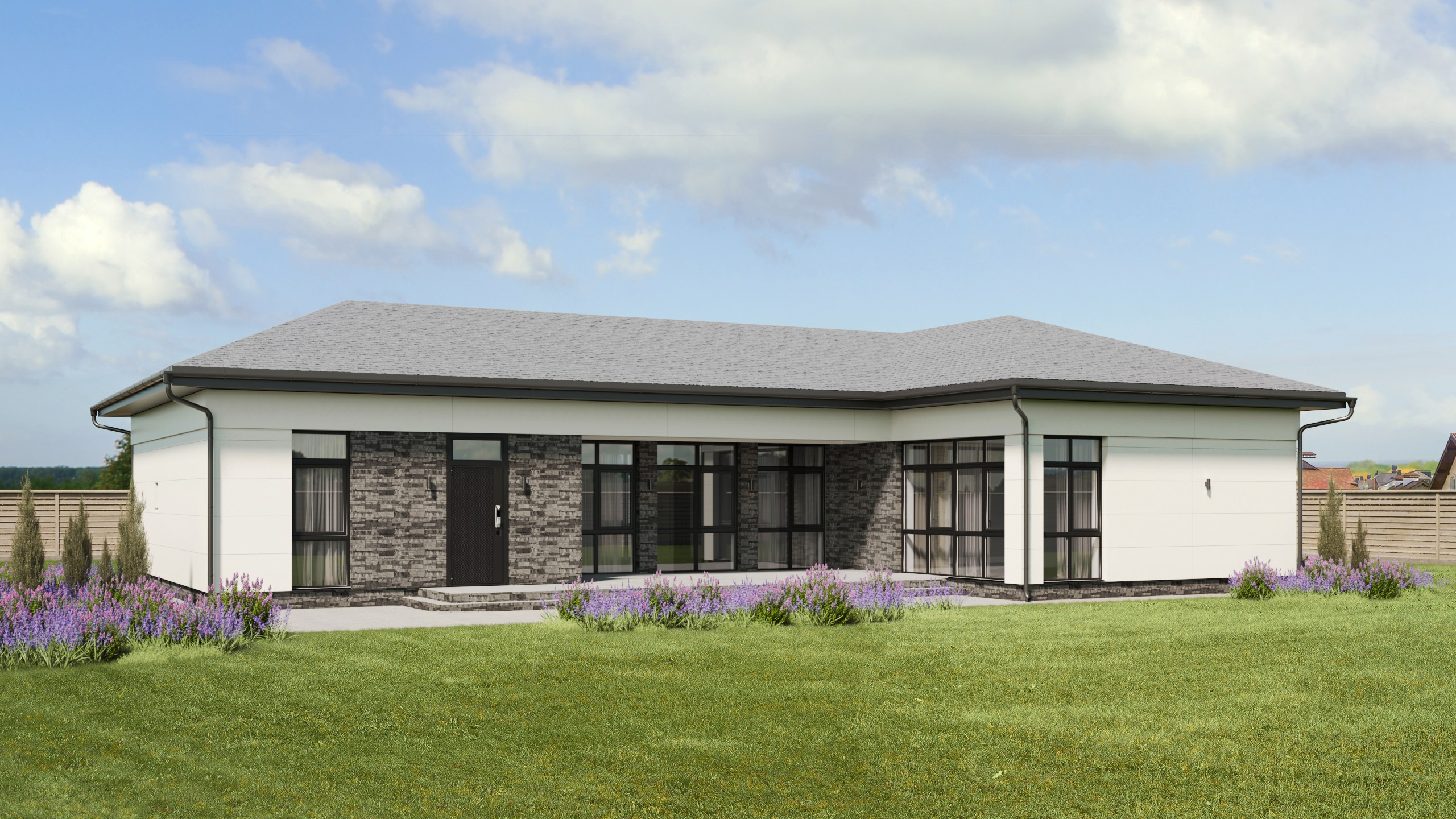 Фасад частного дома Казань. Архитектор-дизайнер в Казани