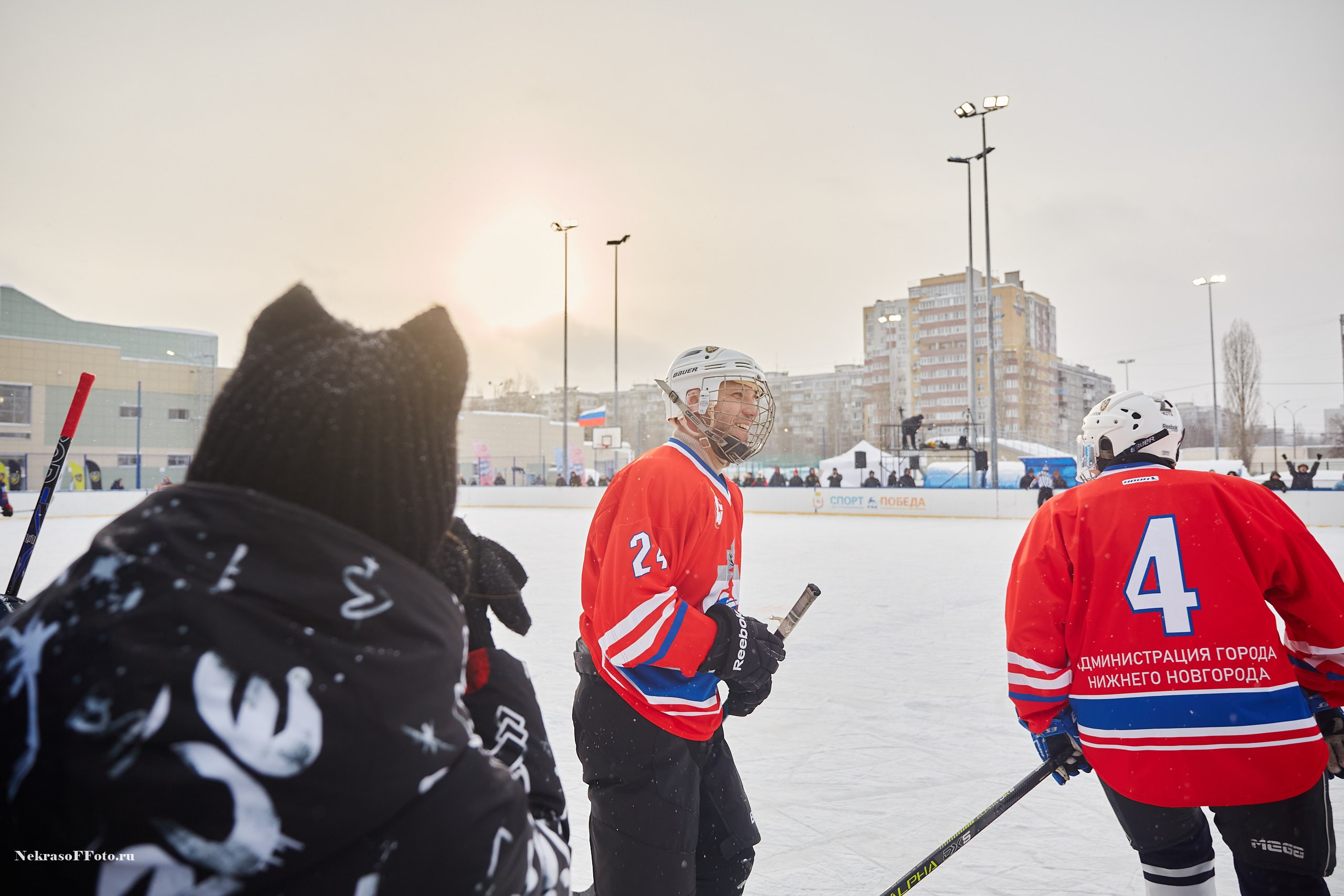 Турнир по хоккею «Русская классика» в рамках Офицерской хоккейной лиги. Спортивный фотограф Некрасов Денис