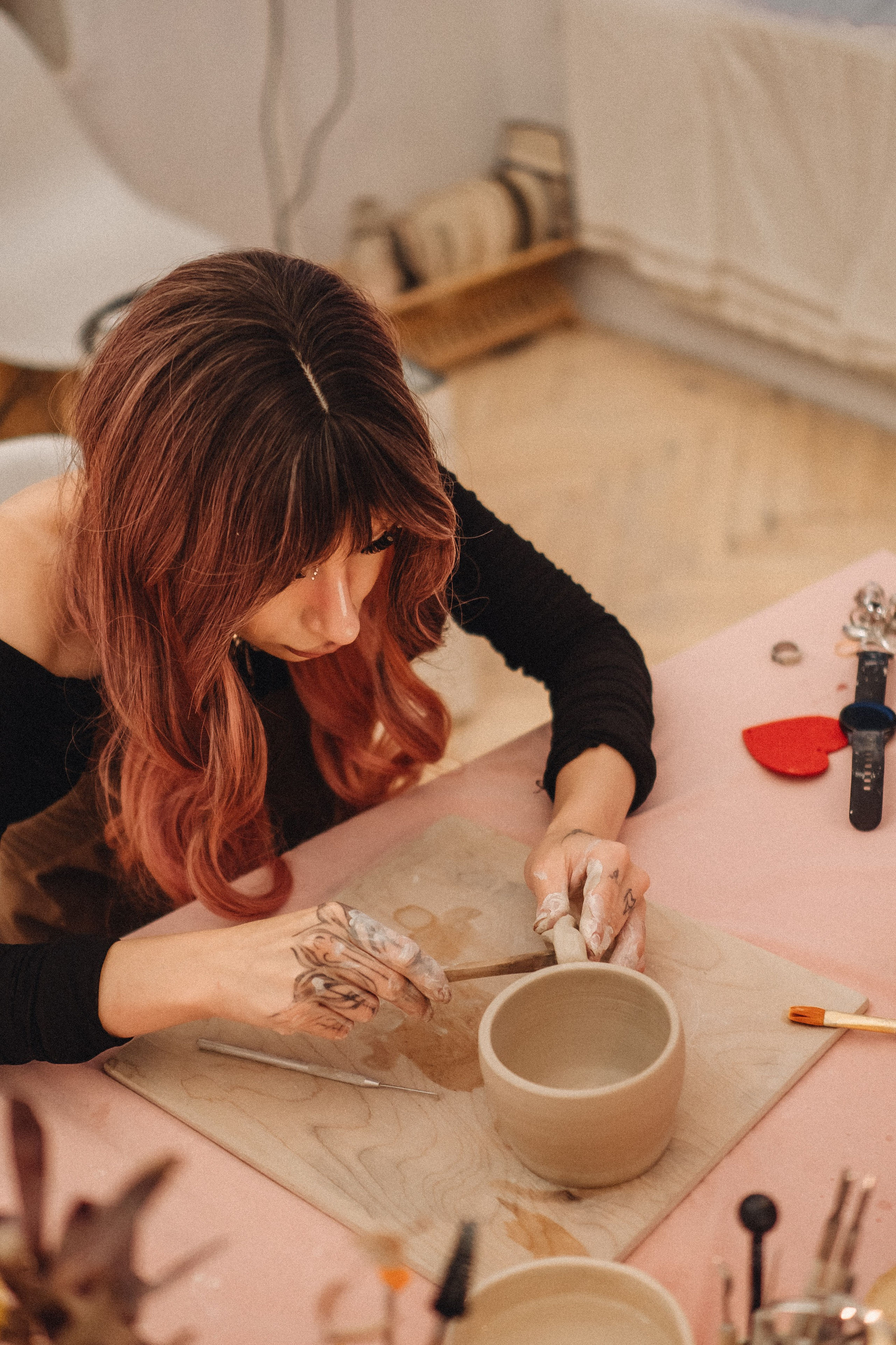СВИДАНИЕ В ГОНЧАРНОЙ МАСТЕРСКОЙ. Профессиональный фотограф, Санкт-Петербург — Виктория Богомолова