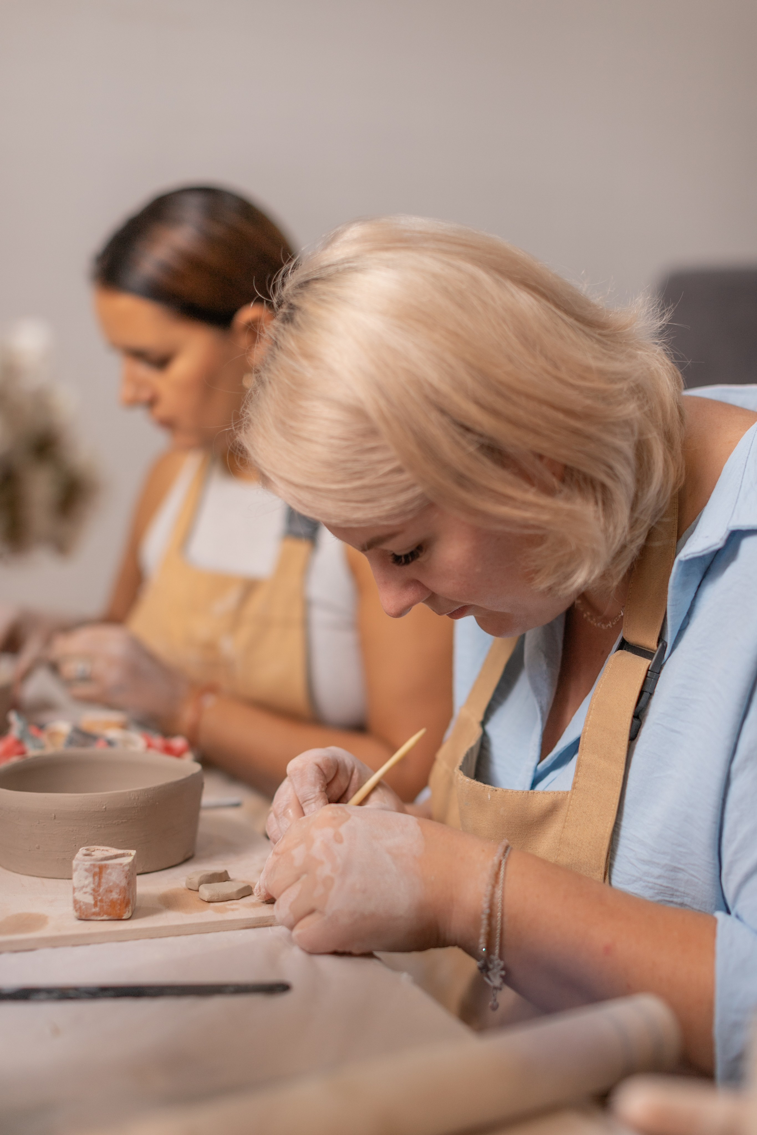 Гончарный МК Ирина и Юлия. Семейный и детский newborn фотограф в Ростове-на-Дону Наталья Лебедева