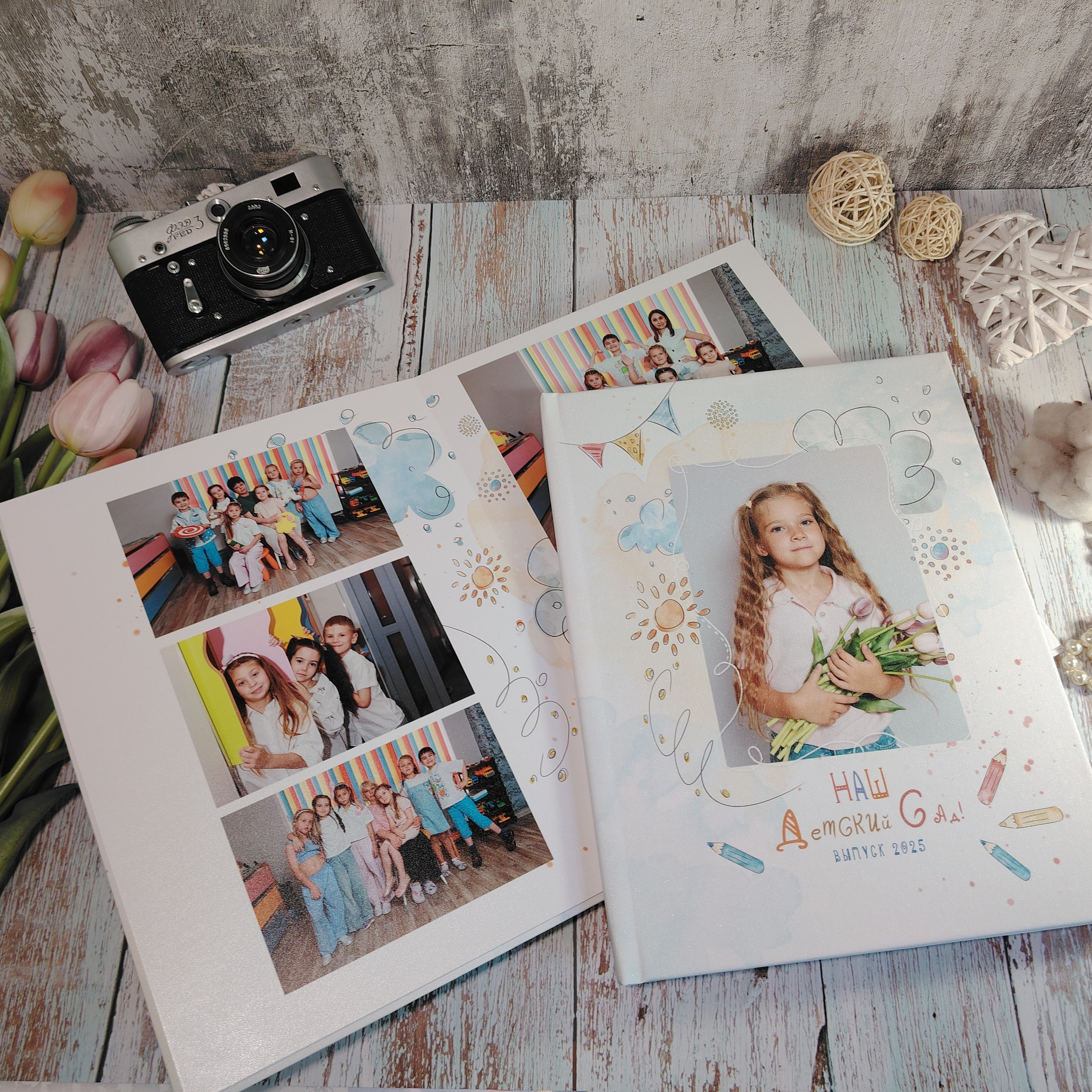 Альбомы для детского сада. «ФотоЛерия» ФОТОГРАФ ВЫПУСКНЫЕ АЛЬБОМЫ