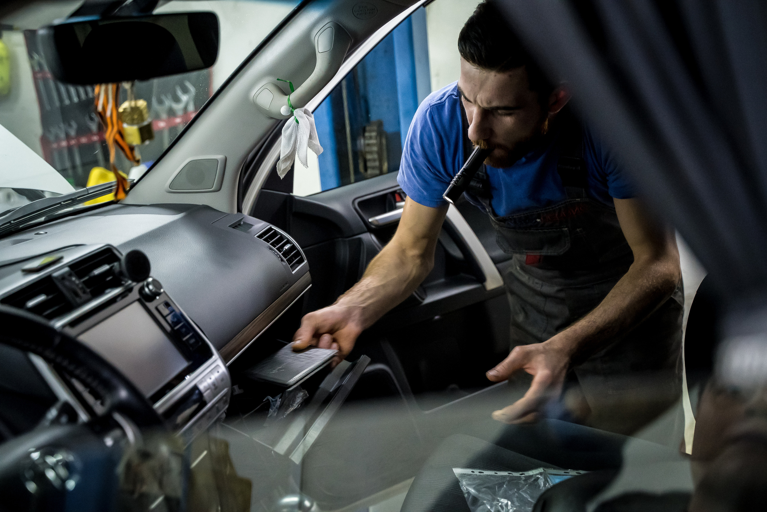 Слесарные работы. Автосервис БМП