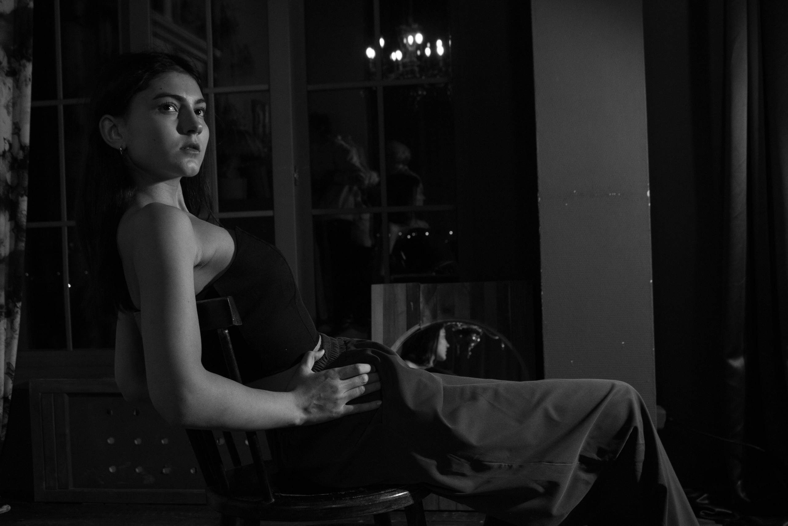 Алина в студии «Камера обскура». Фотограф Екатерина Козловская