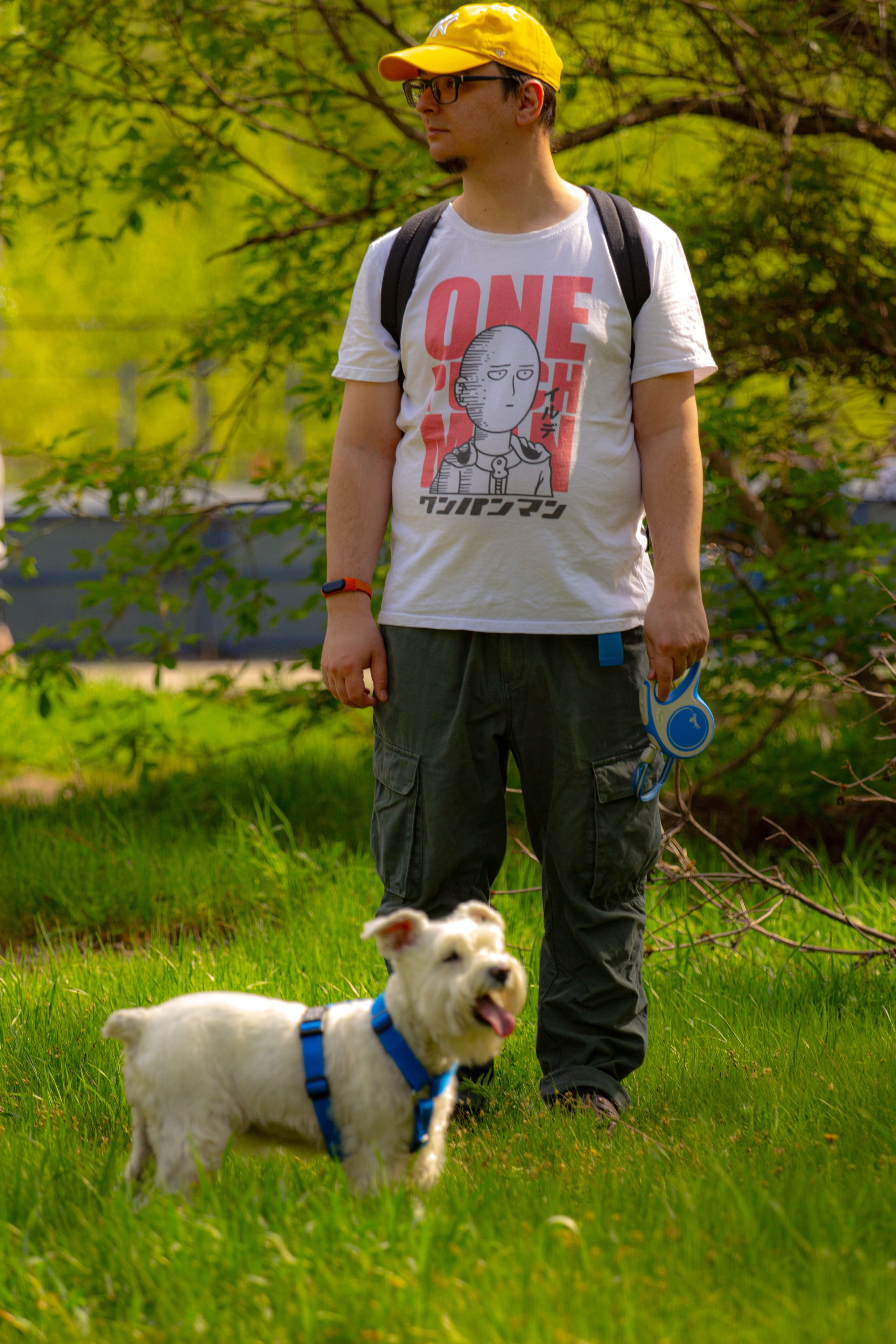 Цвергшнауцеры и их хозяева Андрей и Полина. Фотограф Екатерина Козловская