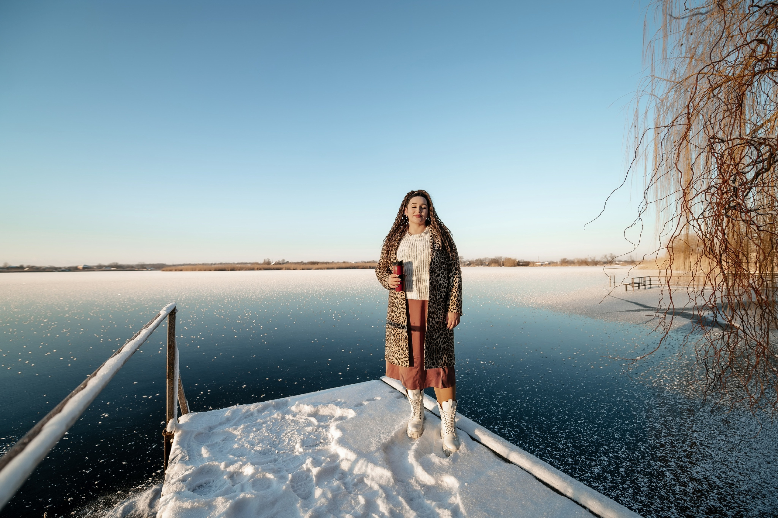 Мария. Зима. Солнечная история. Фотограф Котова Валентина