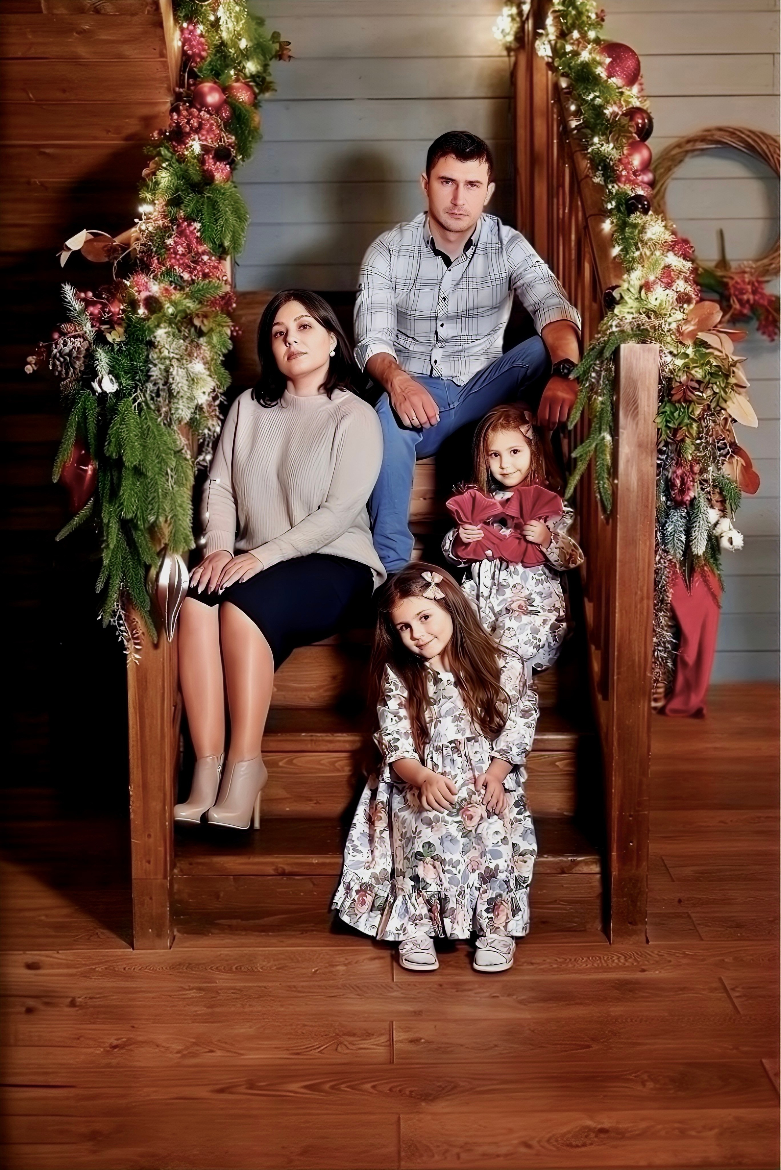 Дарья с семьей в Шале. Семейный и детский фотограф Москва