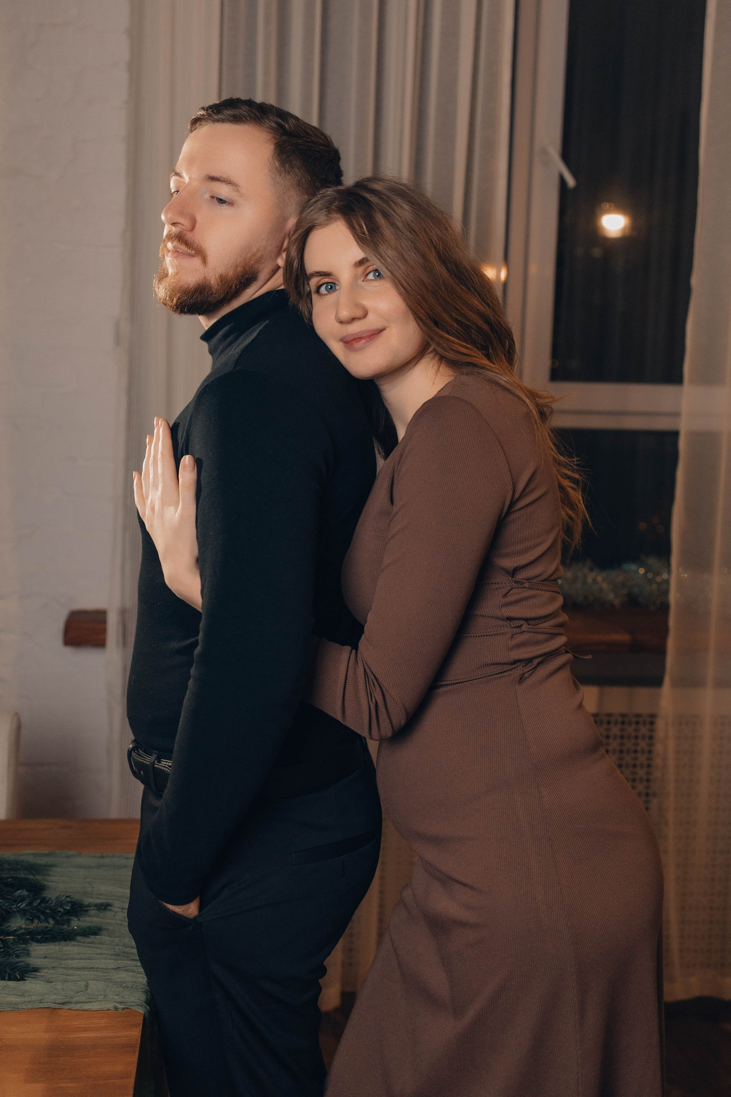 Новогодняя Леша и Маша