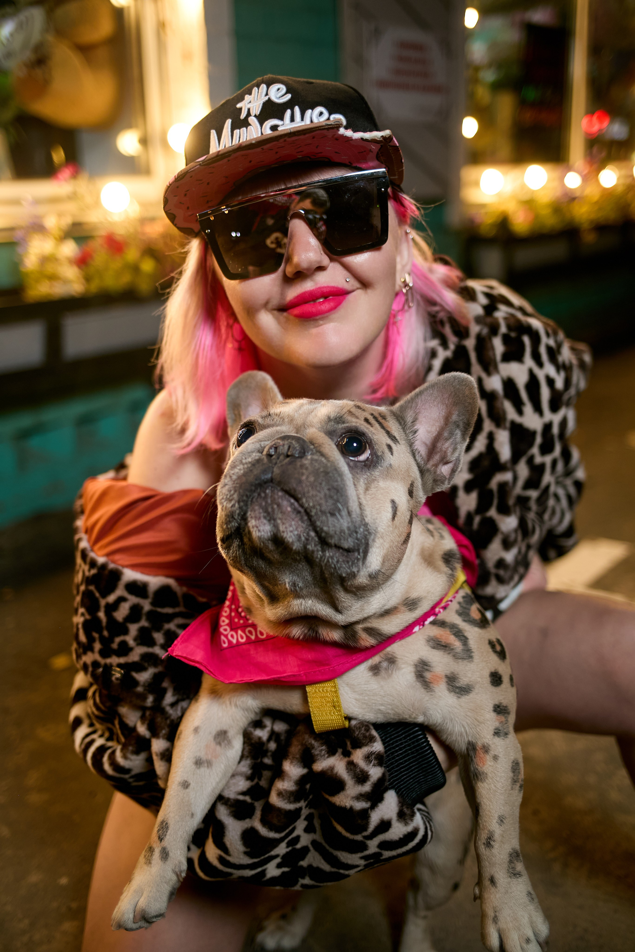 Ядвига + леопардовый бульдог. Фотограф Михаил Коган — Москва 89267284460