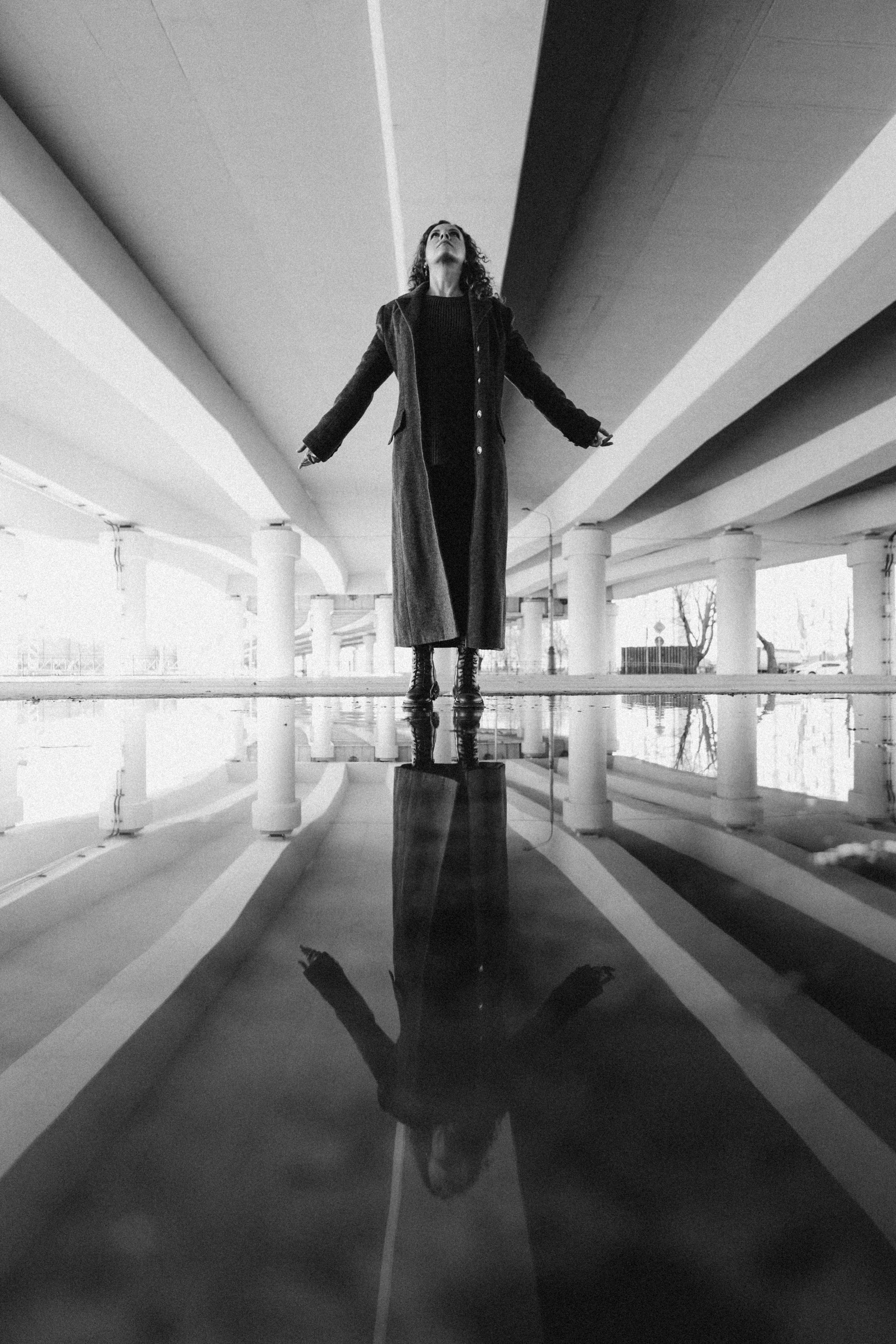 Настя. Гранж под эстакадой. Семейный фотограф в Москве Валерия Карпова