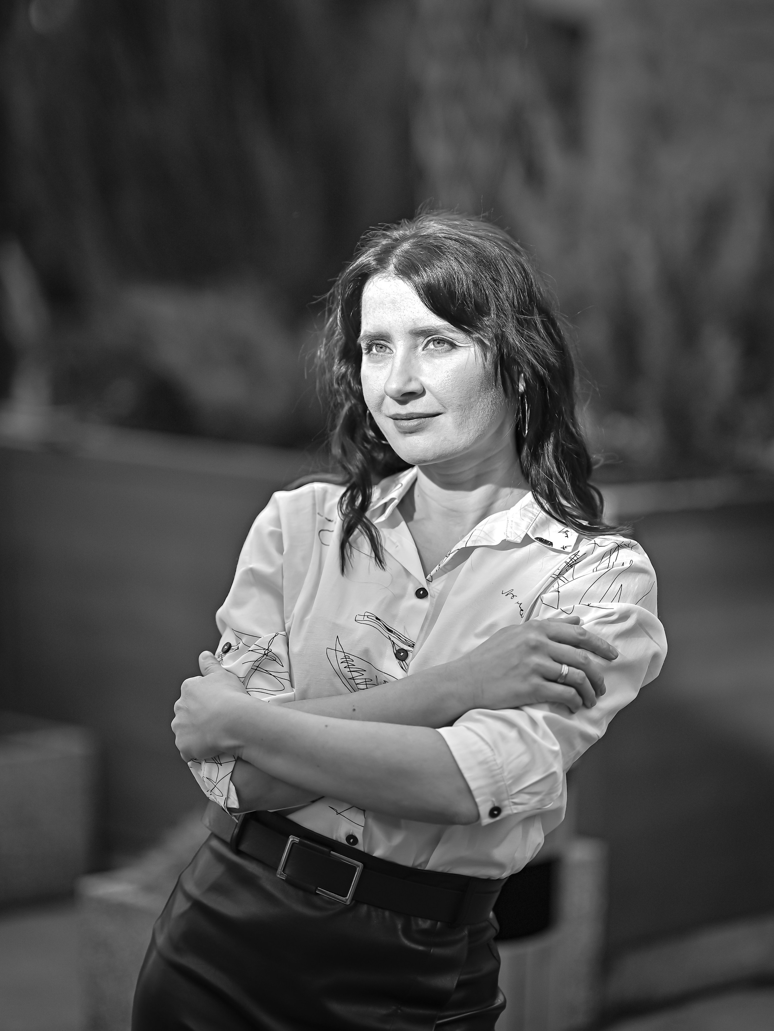 Весна на Красном Октябре ч_б. Портретный фотограф в Москве Сергей Чудов