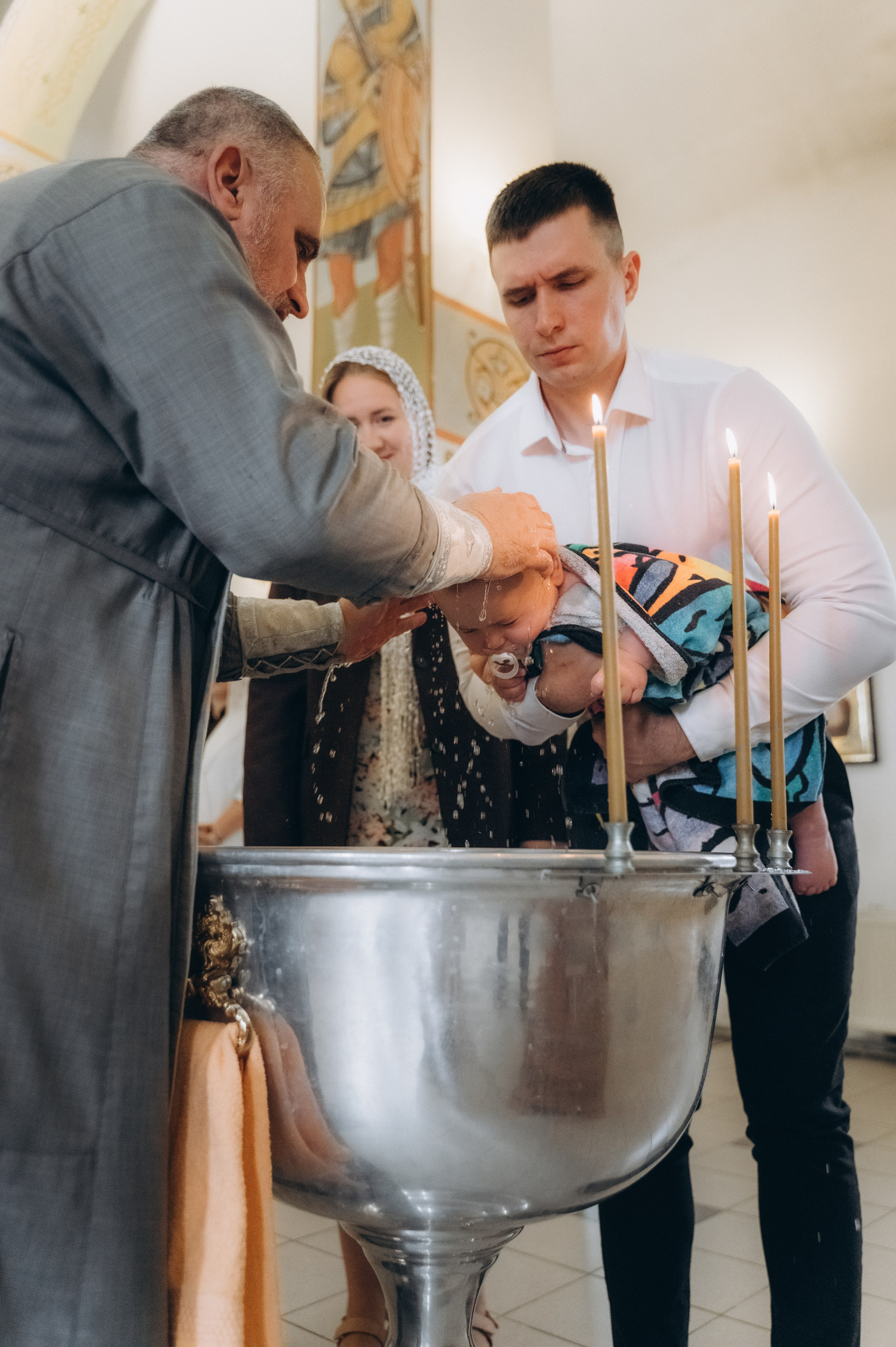 Крещение Демьяна (Церковь в честь святой блаженной Ксении Петербургской). Семейный фотограф в Минске Дарья Дреко