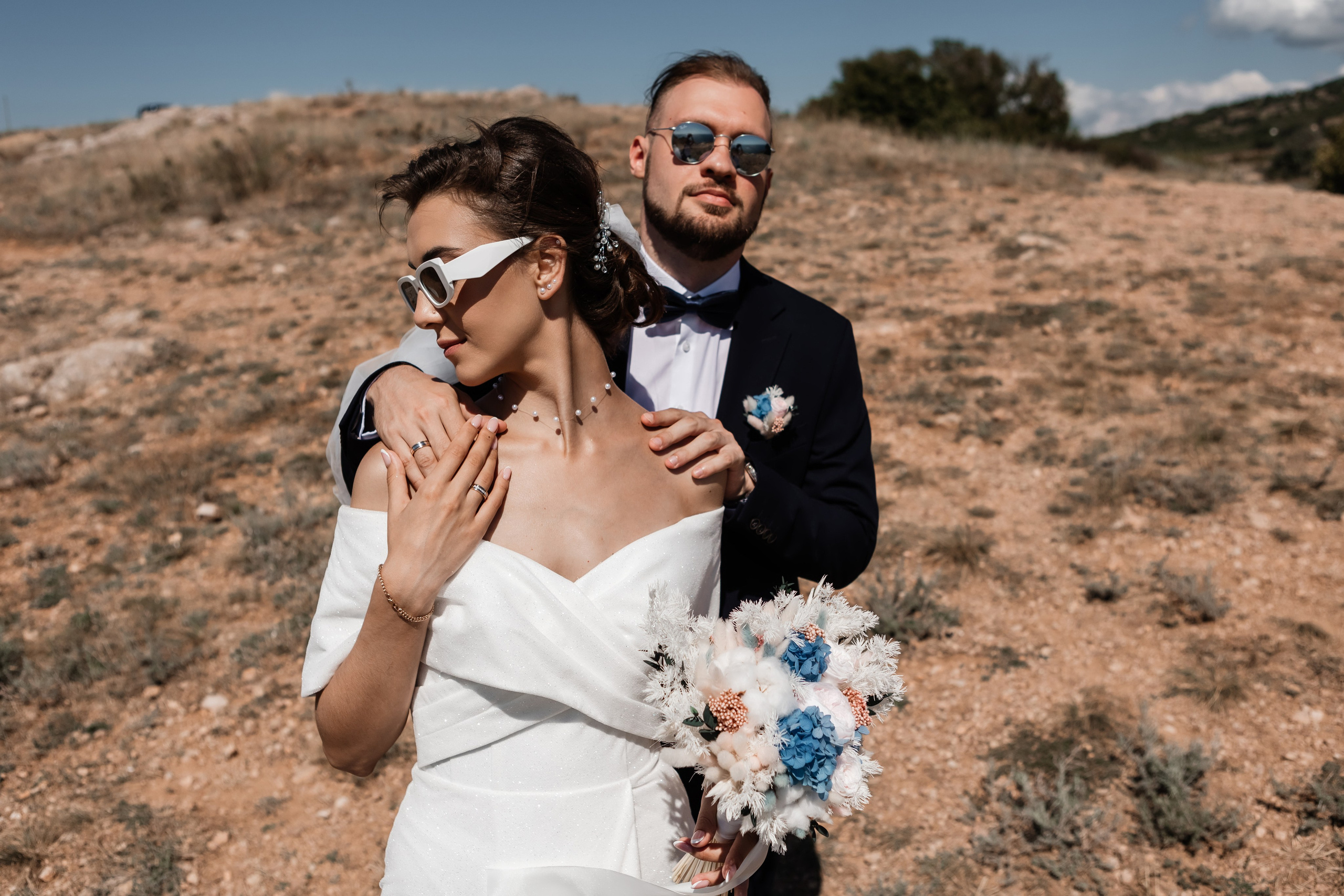 Свадебная съёмка в Балаклаве в крепости Чембало. Свадебный фотограф, фотосъемка в Крыму, Севастополе, Симферополе, Ялте