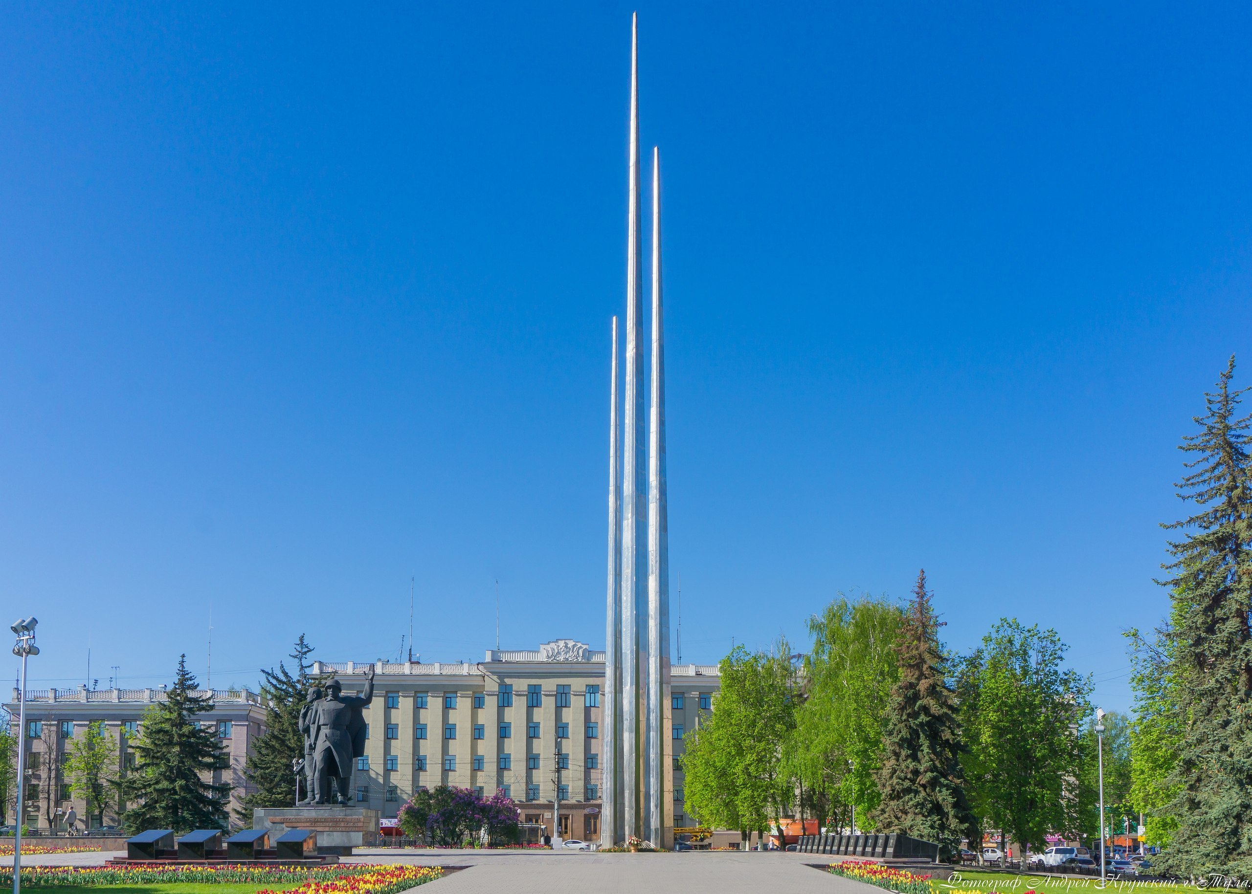 Мемориал «Три Штыка» на «Площади Победы» в г. Тула. Фотограф в Туле Крупский АнДРей. Фотостудия «КАДР71» в Туле