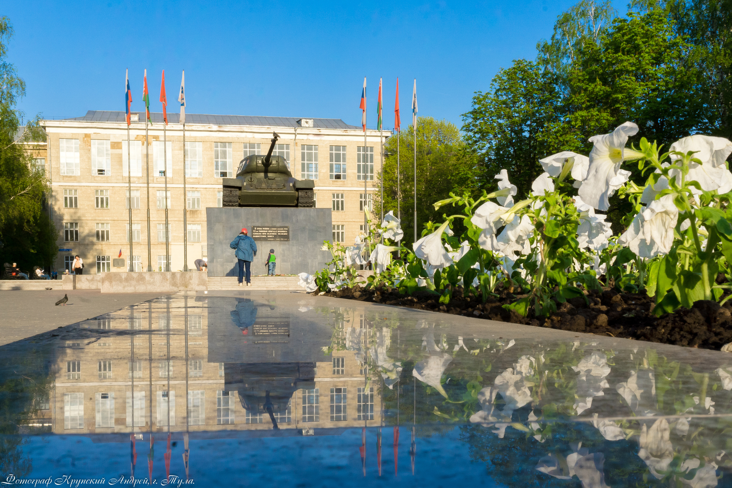Могилёвский сквер, Педагогический университет им. Л. Н. Толстого. Фотограф в Туле Крупский АнДРей. Фотостудия «КАДР71» в Туле