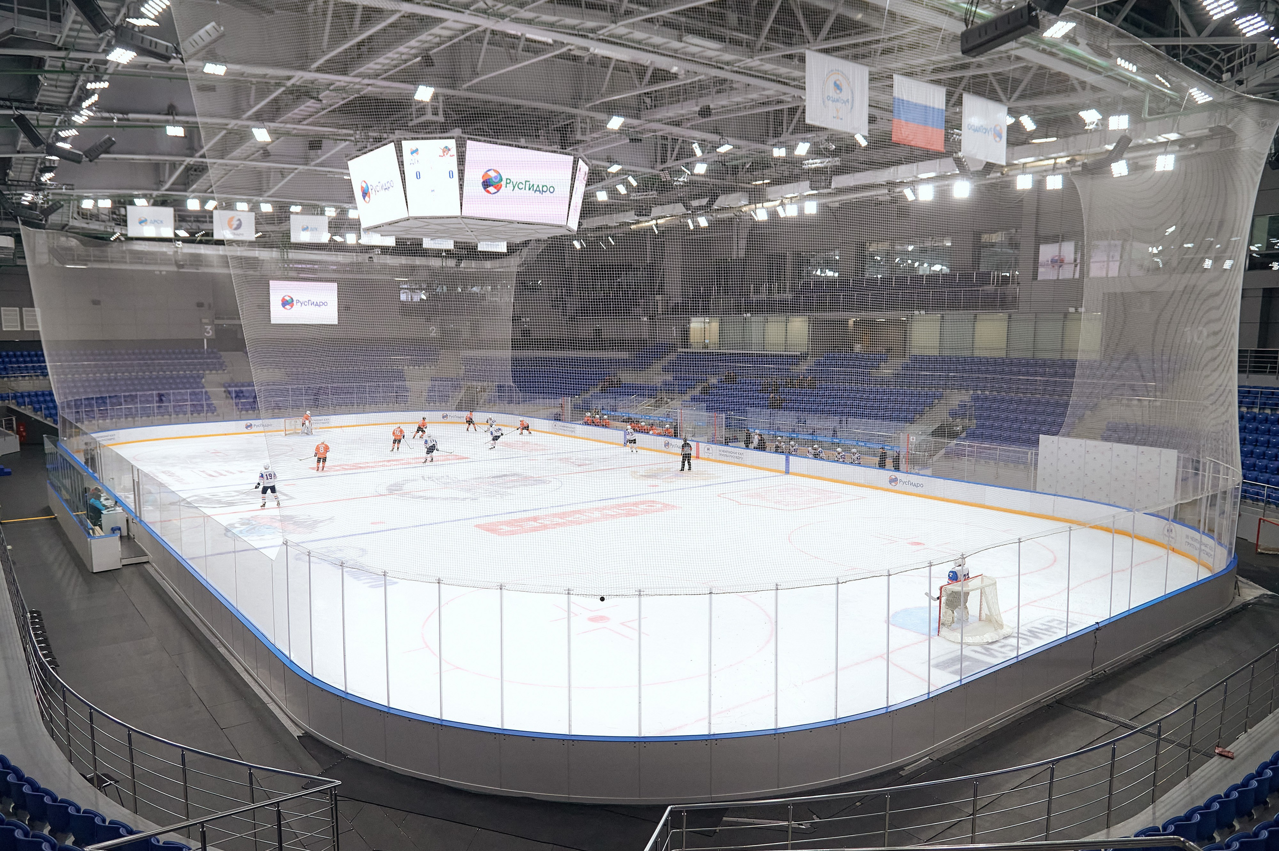 Портфолио репортажной фотосъёмки: Кристалл арена — Хоккей — РусГидро. Фотограф Яковлев Роман — Красноярск