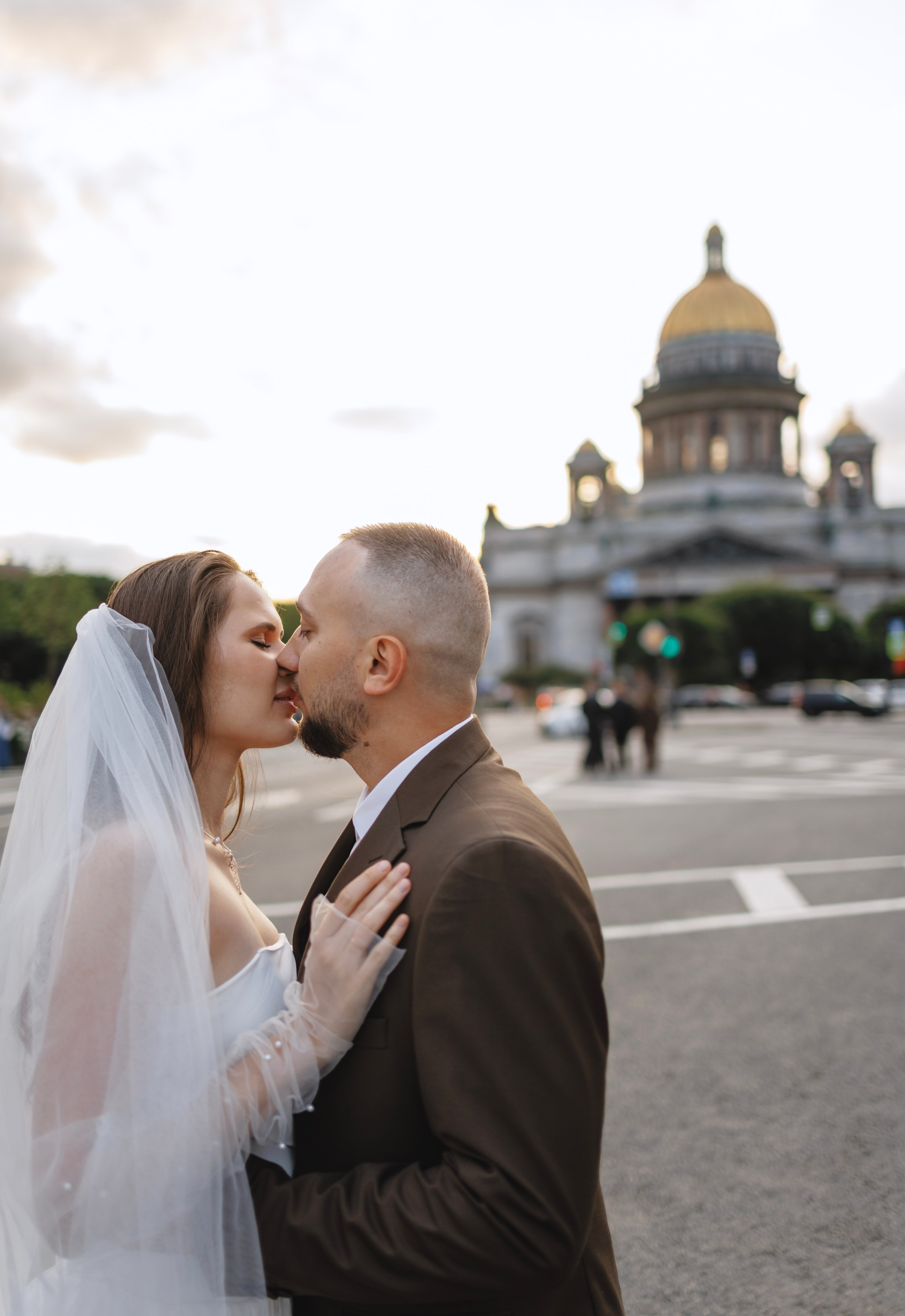 Руслан и Виолетта — Исаакий, Зимняя канавка. Боженова Елена фотограф Санкт-Петербург