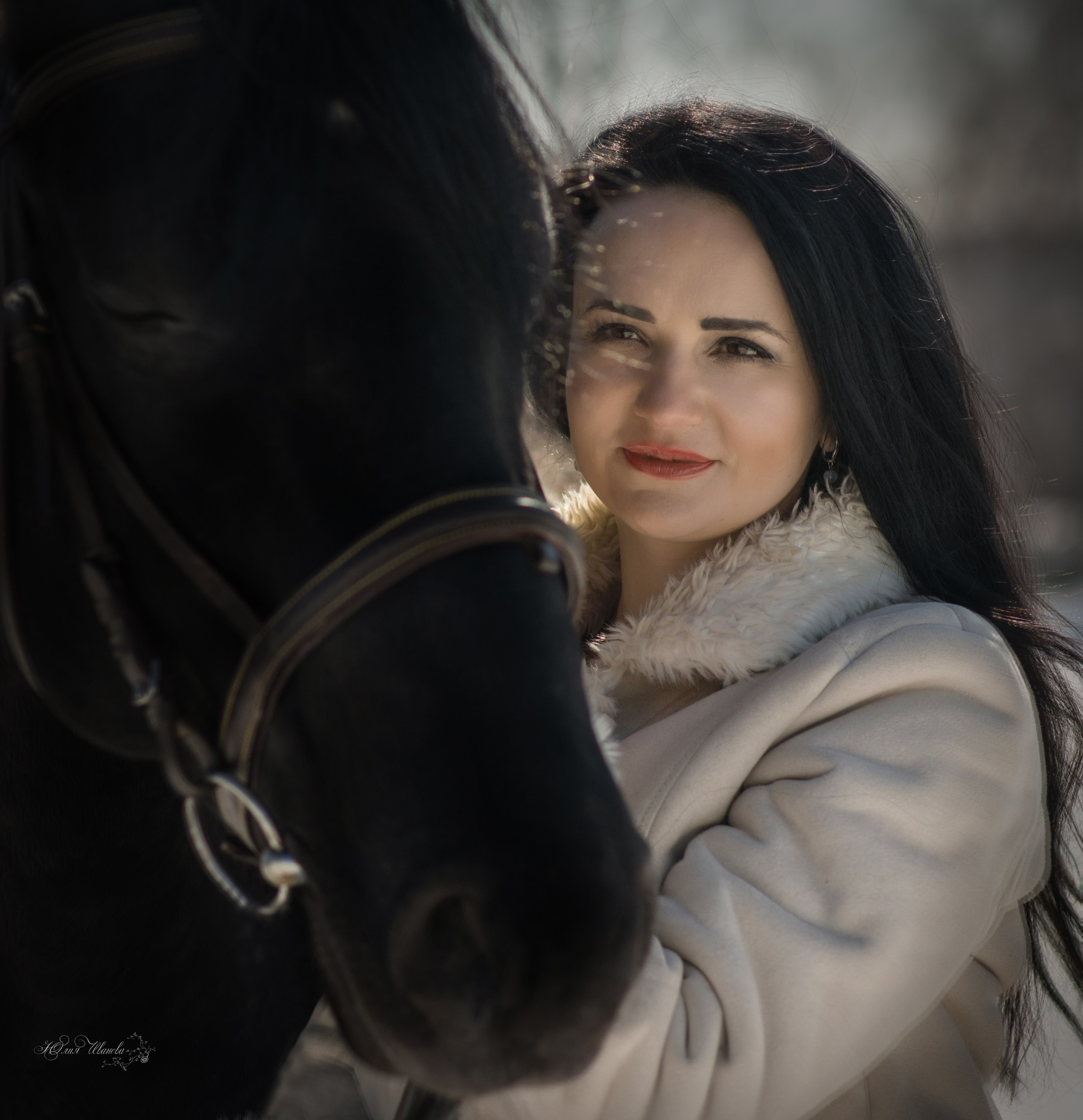 Светлана, Максим и Пират. Конный фотограф в Саратове Юлия Иванова