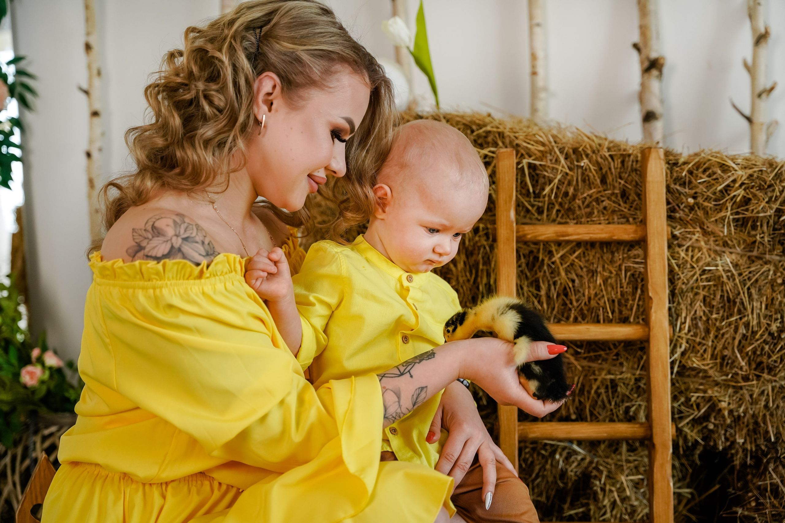 ПРОЕКТ «ПАСХАЛЬНЫЙ» С УТЯТАМИ. Фотограф в Ялте Инна Найден. Детский и семейный фотограф