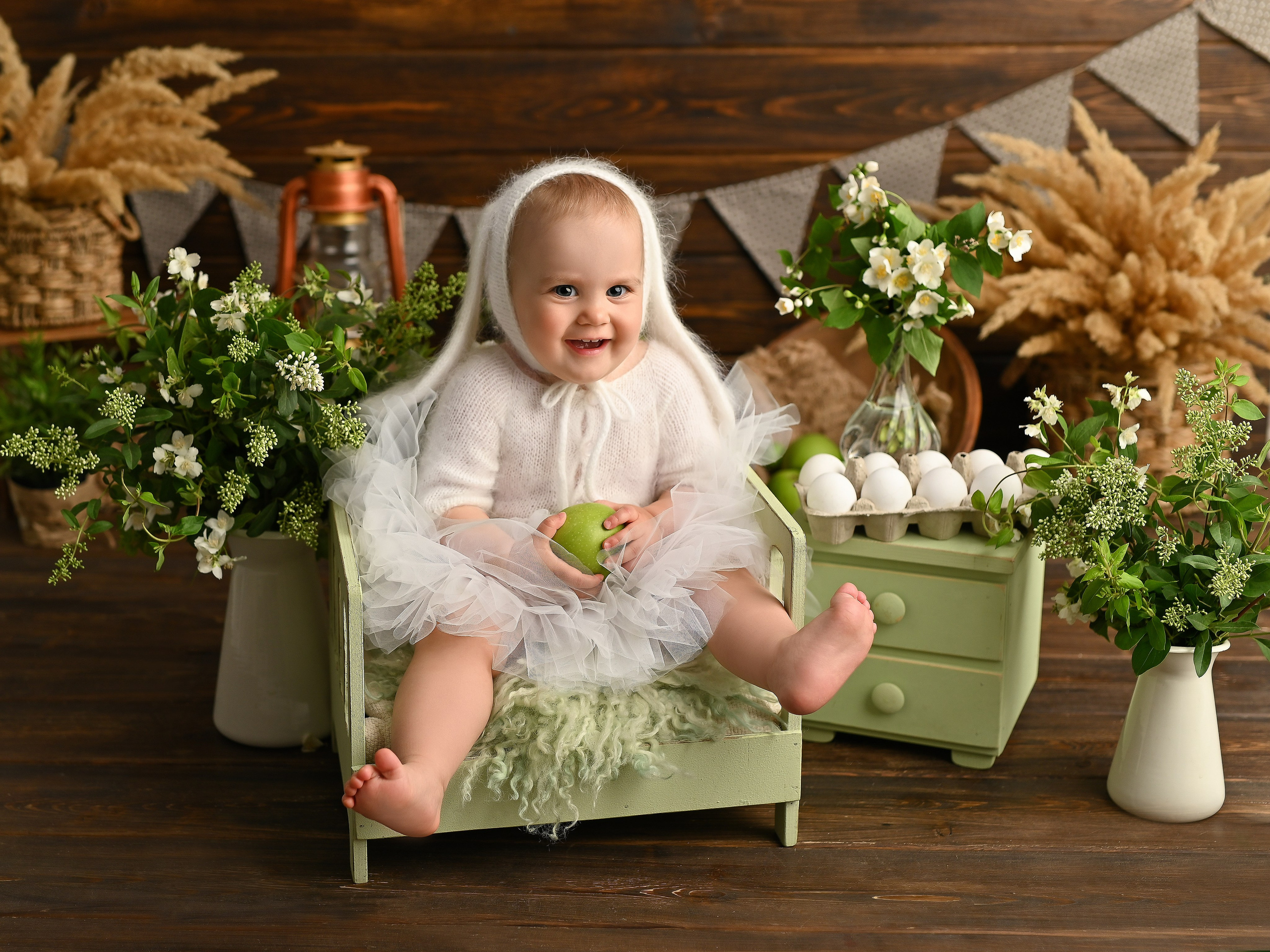 Годики. Фотограф новорождённых малышей в Краснодаре Татьяна Нагорная