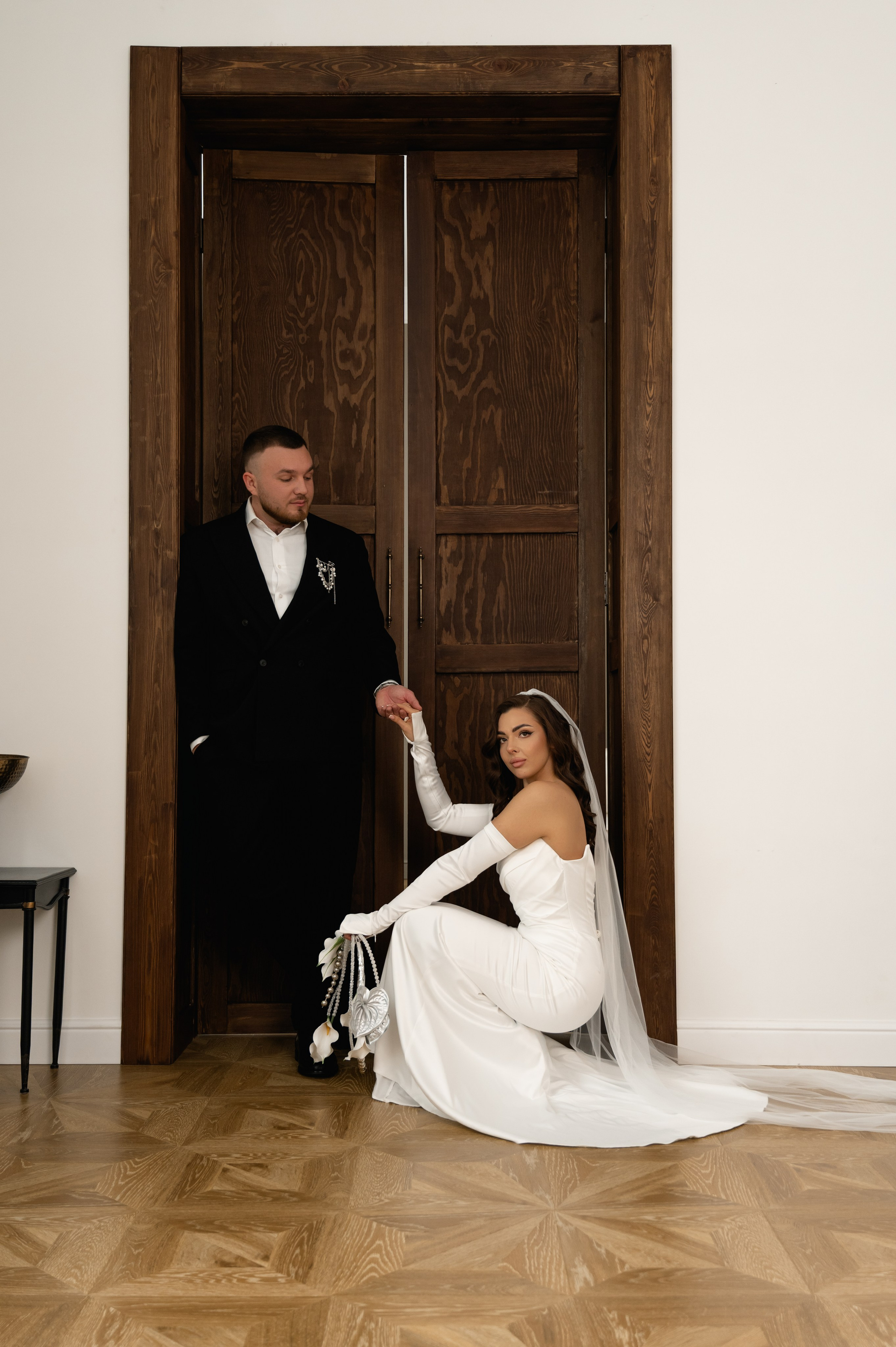 Свадебная фотосессия в студии. Свадебный и семейный фотограф в Краснодаре Алина Мельник