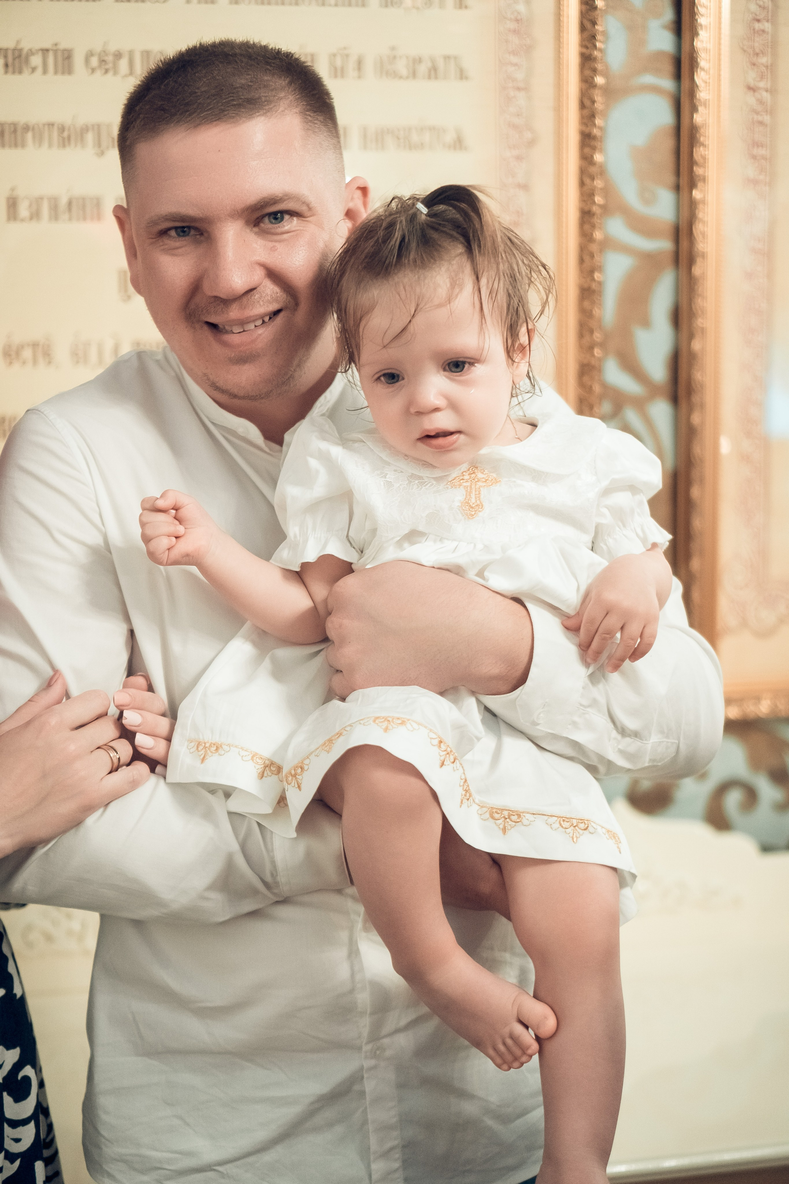 Таинство Крещения Артема, Ангелины и Адрианы