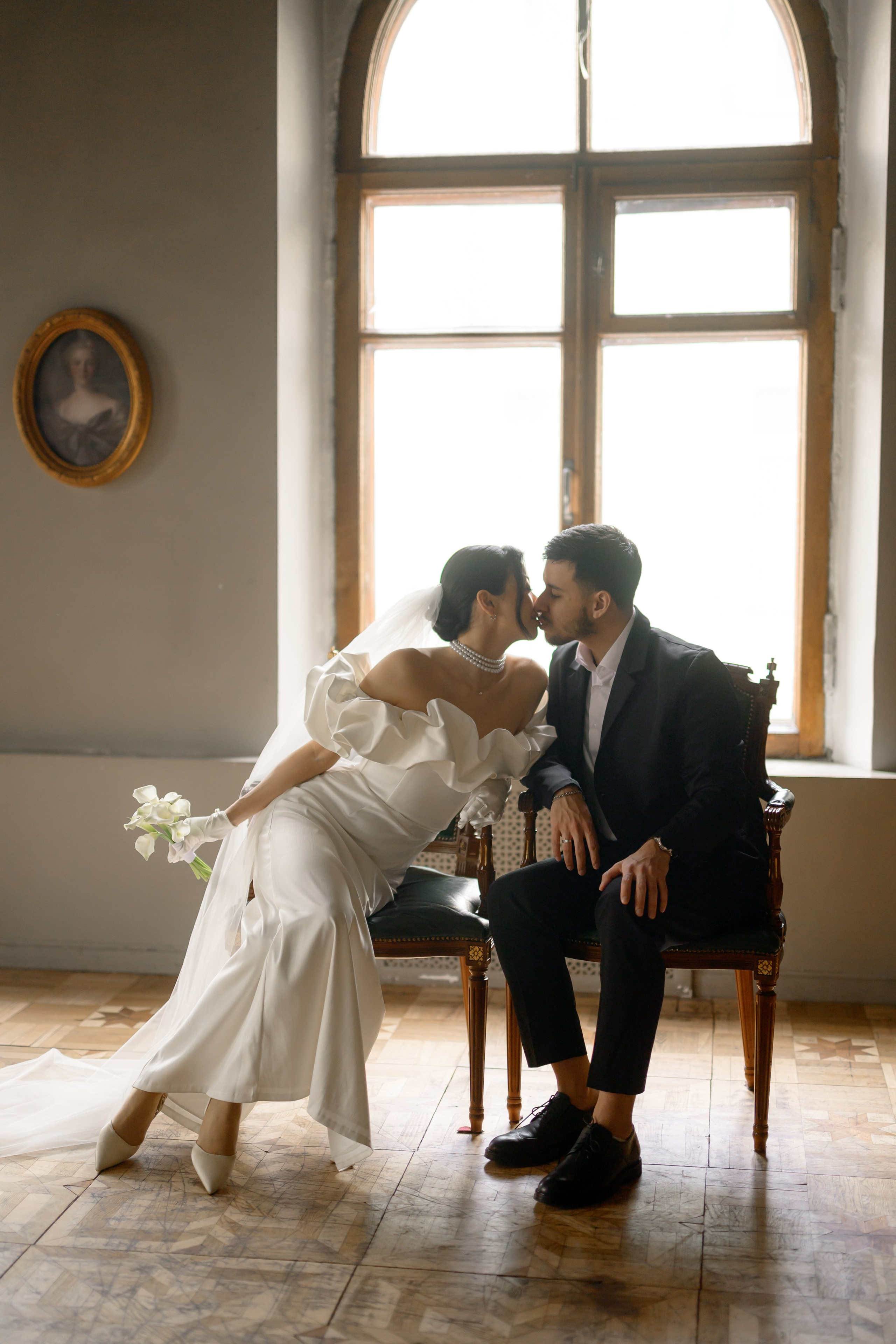 Свадьба для двоих в Москве. Грибоедовский ЗАГС и фотостудия 21 Kult. Semerlina.ru