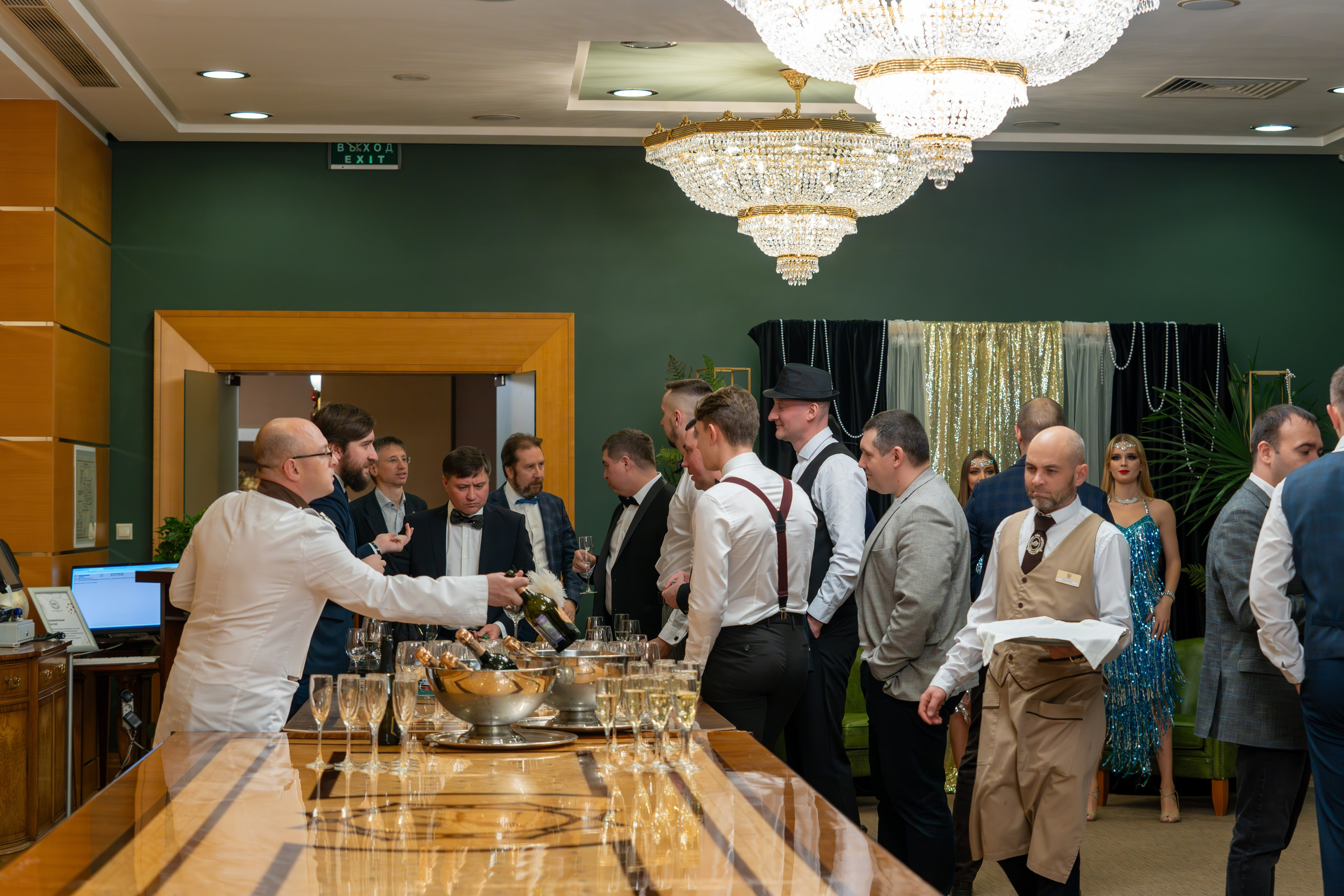 Новый год в стиле Great Gatsby. Репортажный фотограф в Красной Поляне и Сочи Павлюченко Екатерина