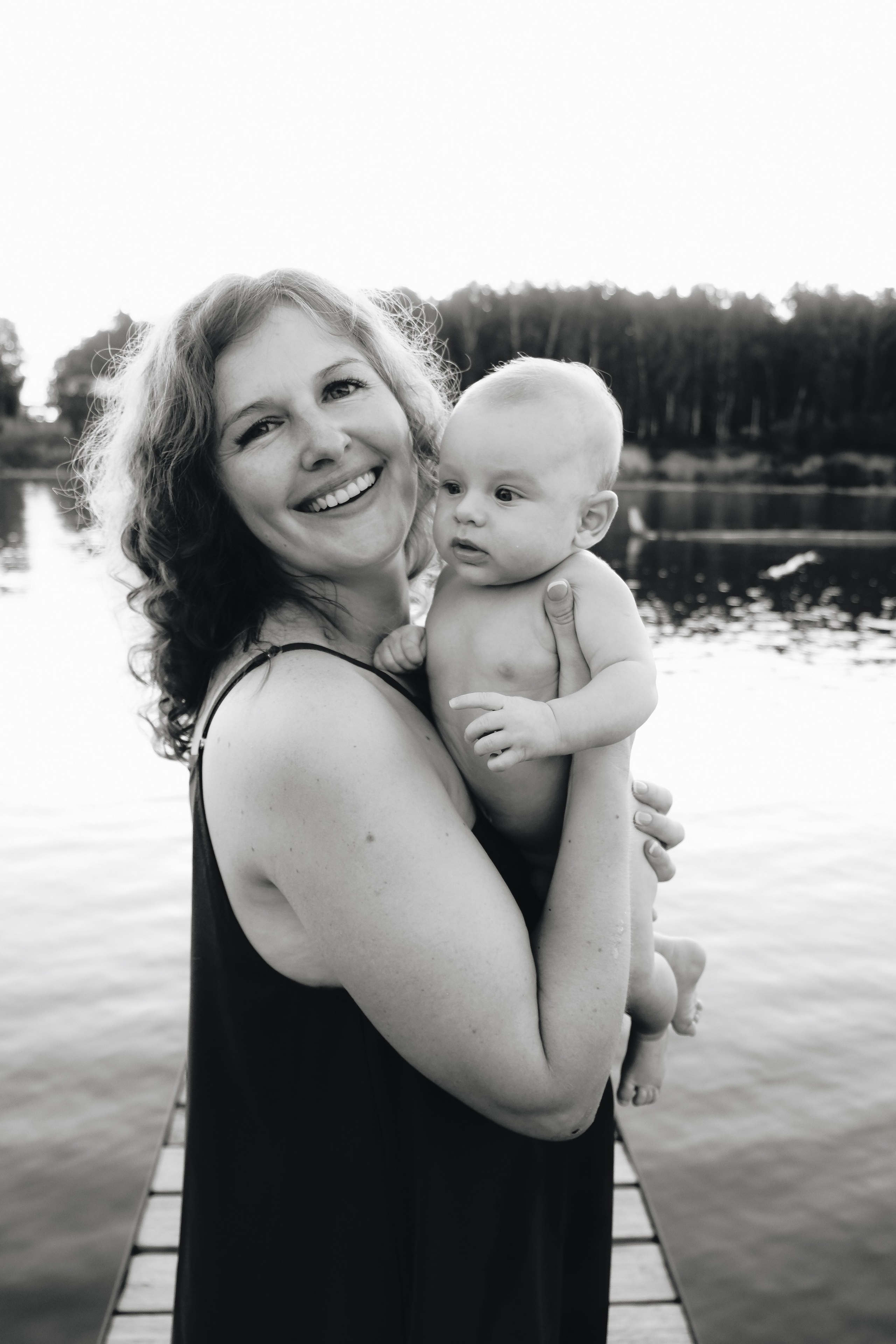 Елена с сыном. Фотограф Наташа Лисица