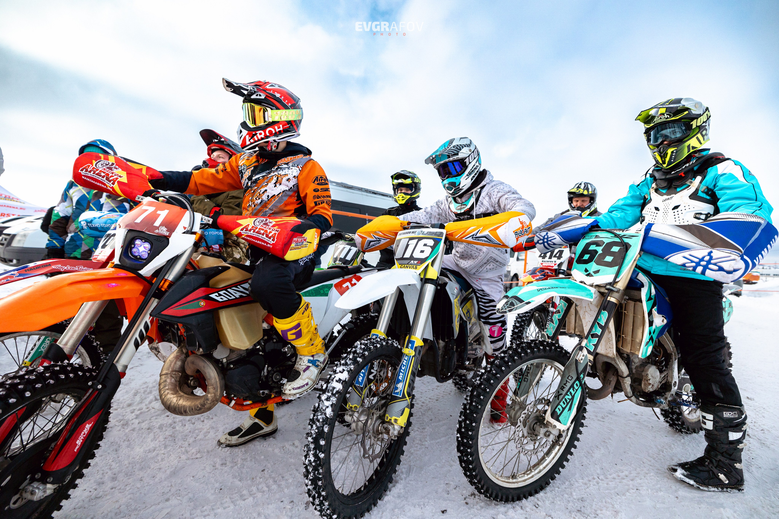 Открытый кубок Республики Татарстан по мотокроссу 3 этап. 4 февраля 2024 г. Фотограф Евграфов Александр